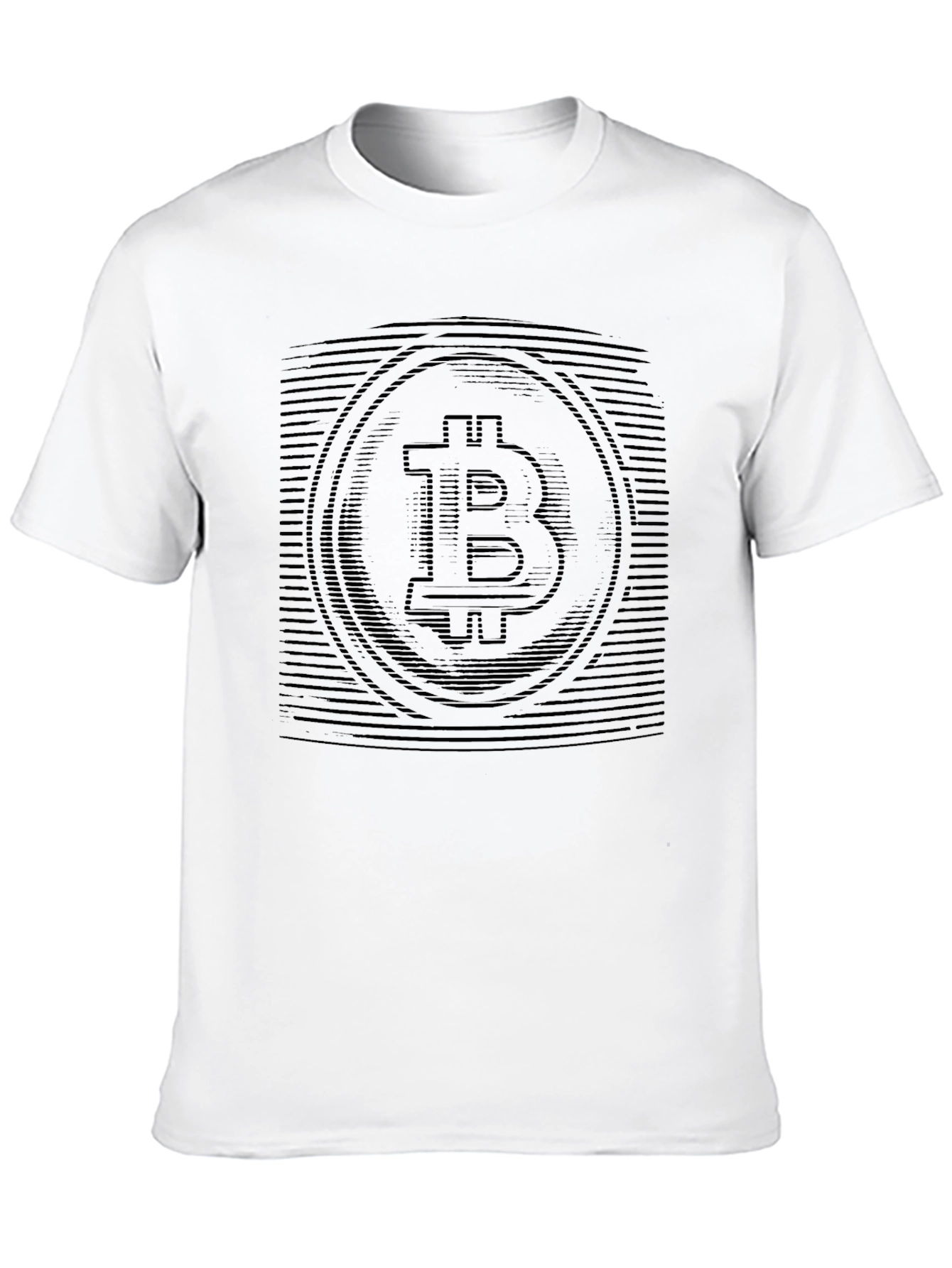 Bitcoin Crypto Black Graphic Tee Shirt