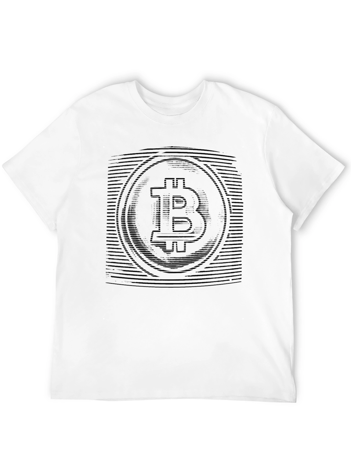 Bitcoin Crypto Black Graphic Tee Shirt
