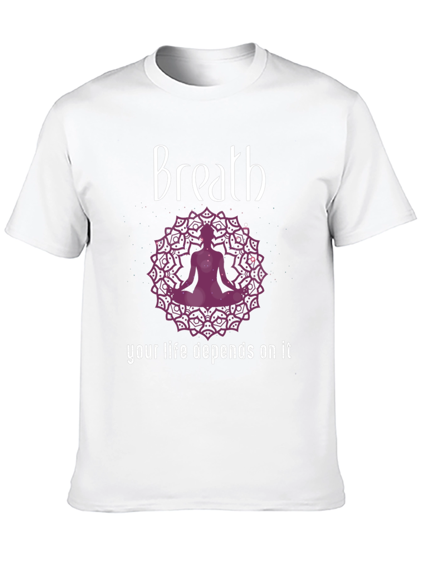 Breath Meditation T-Shirt - Your Life Depends On It