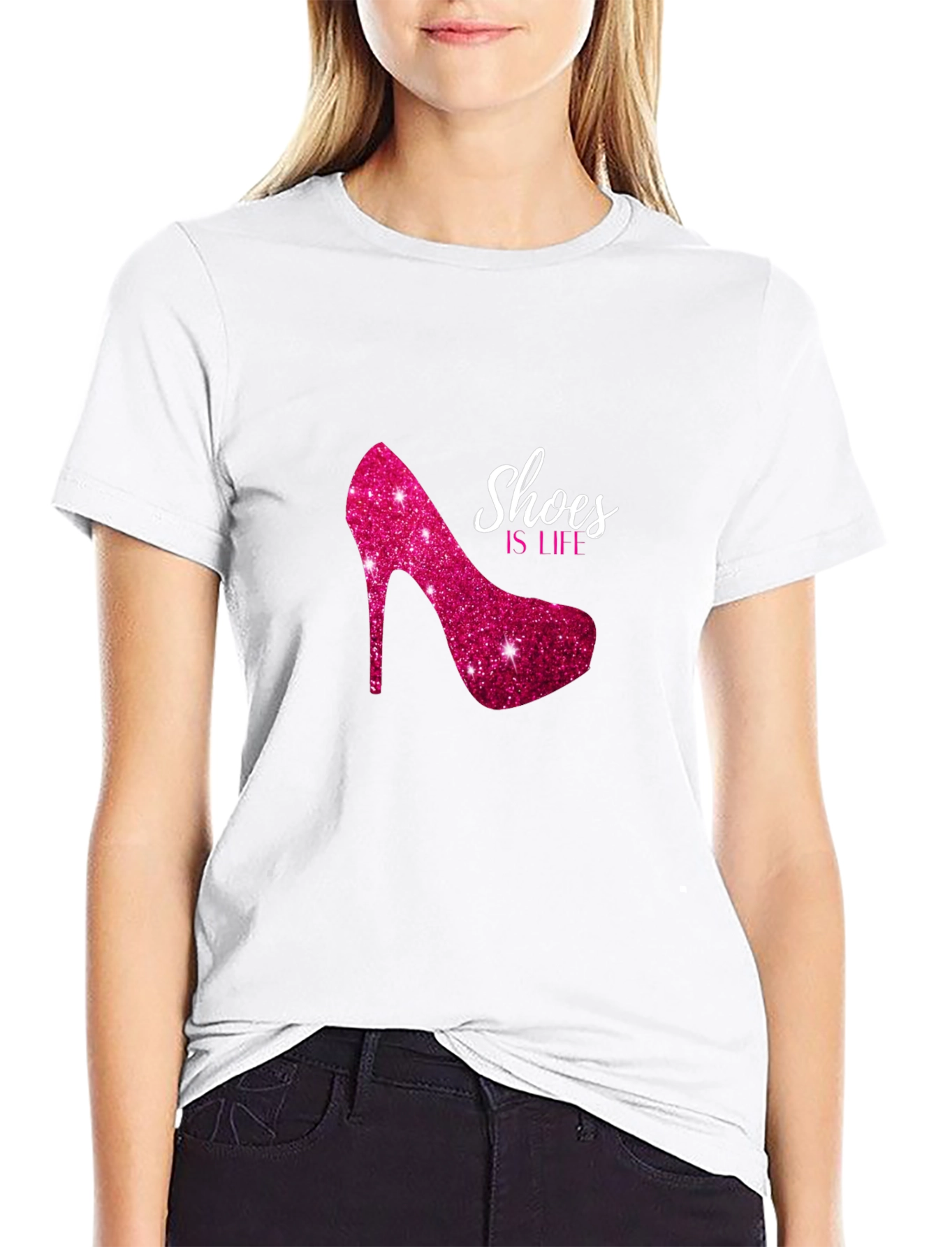 Shoes is Life Graphic Tee - Black