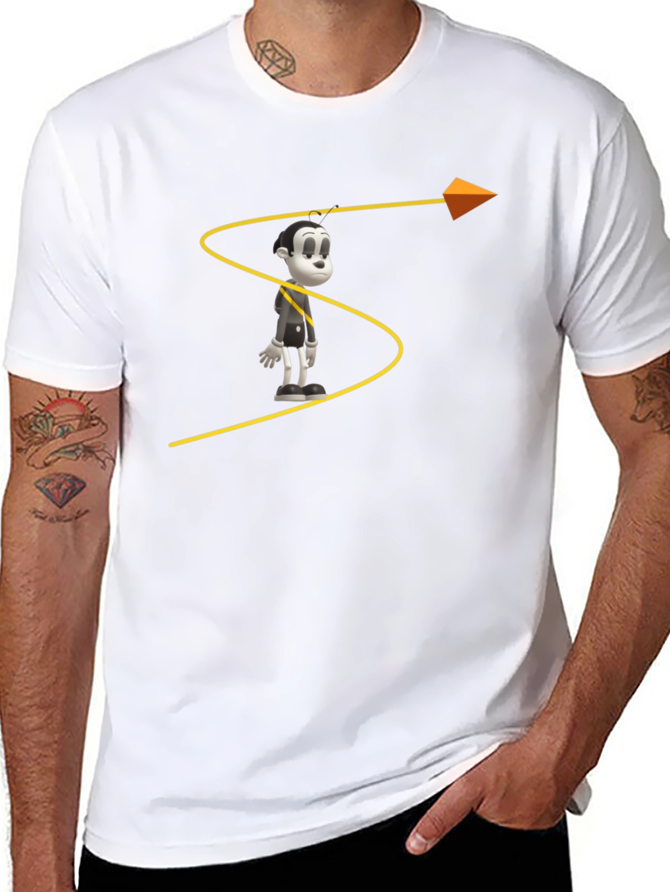Whimsical Cartoon Character T-Shirt