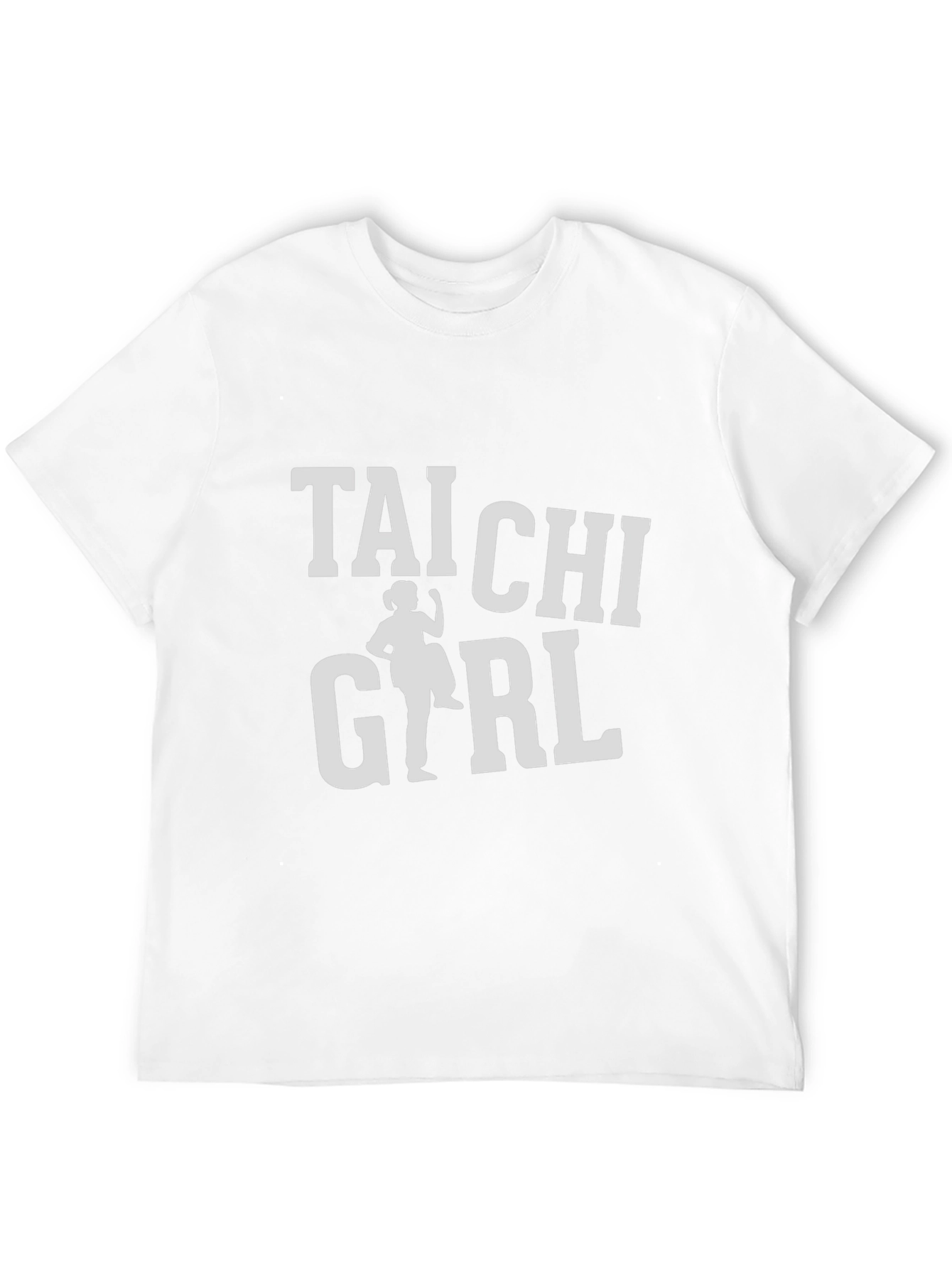 Tai Chi Girl Black Graphic T-Shirt