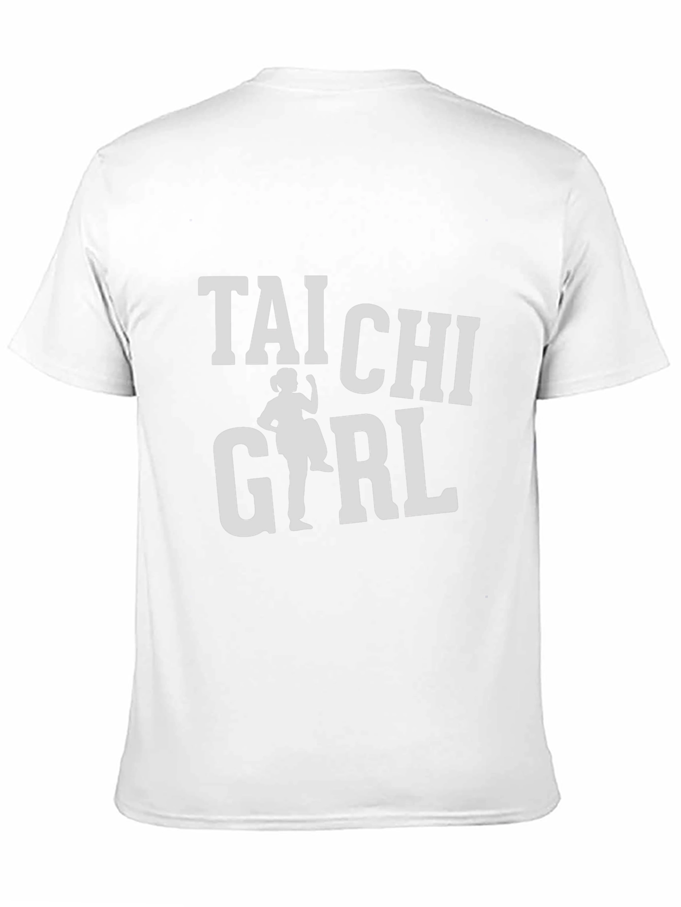 Tai Chi Girl Black Graphic T-Shirt