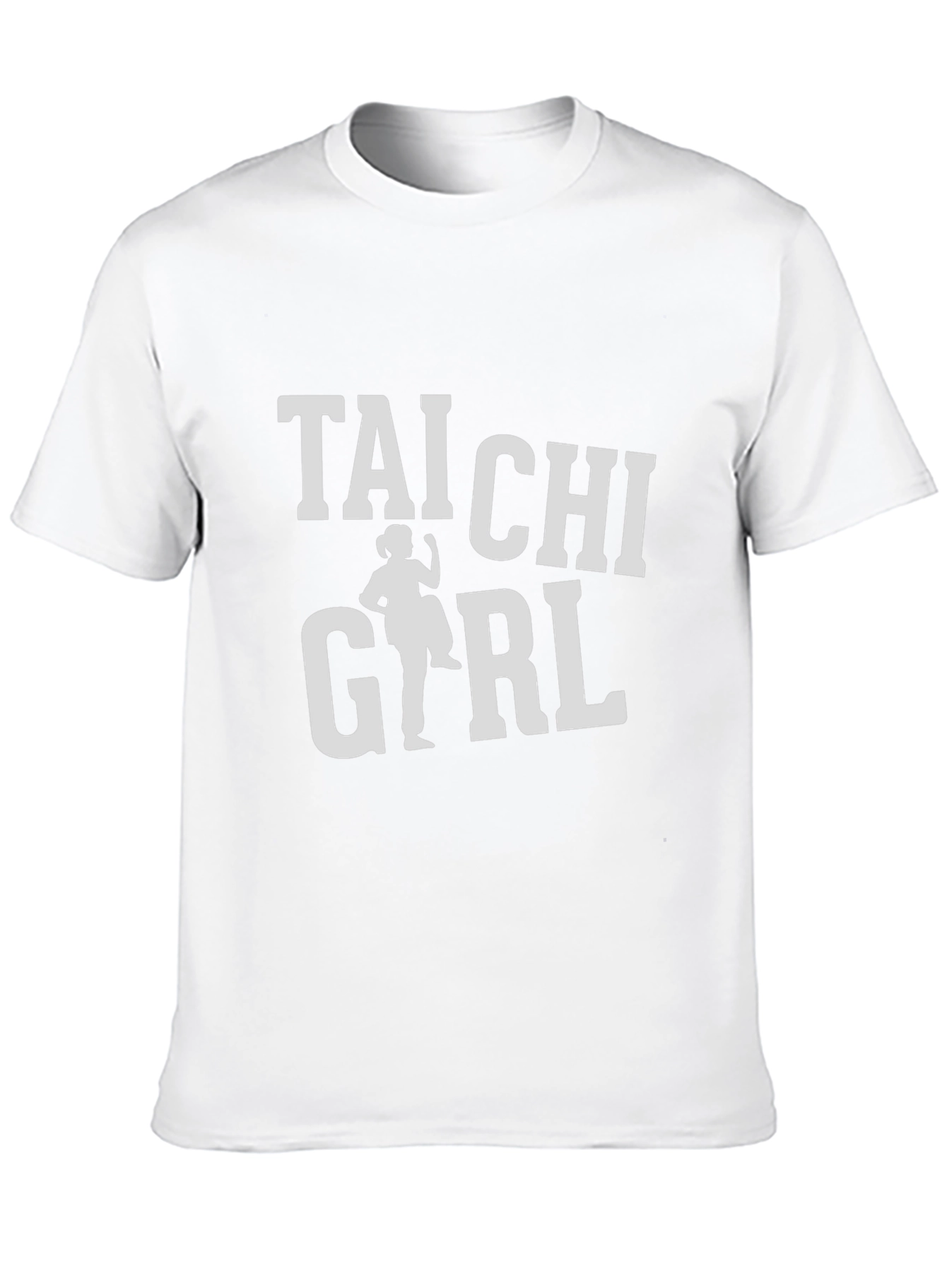 Tai Chi Girl Black Graphic T-Shirt