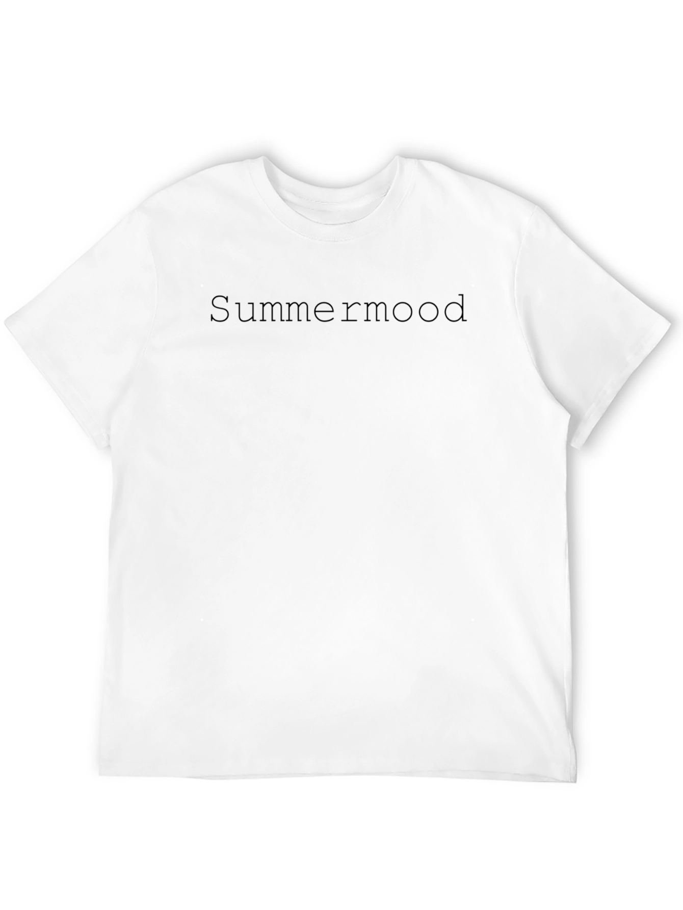 Summer Mood Black T-Shirt
