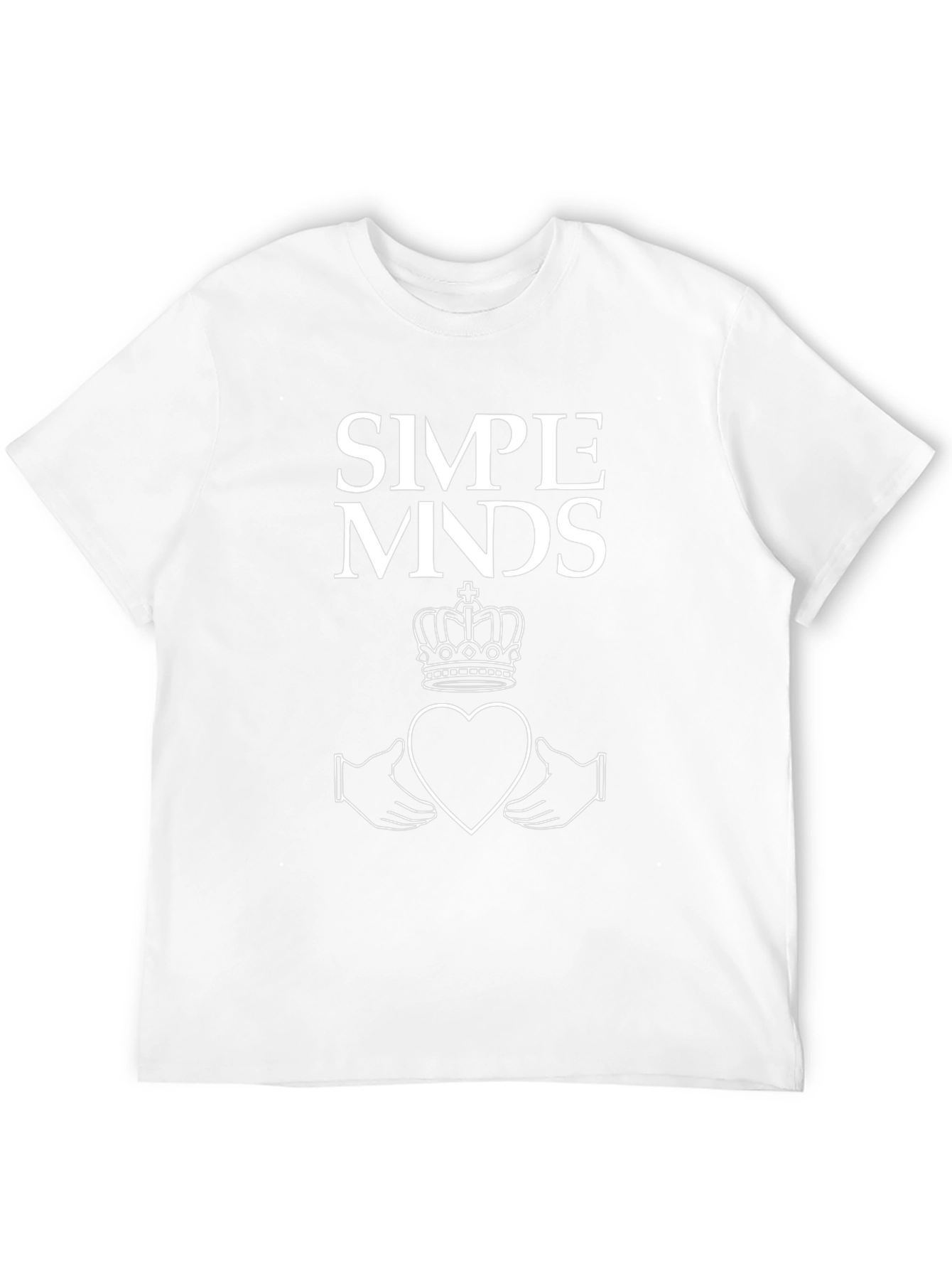 Simple Minds Band Graphic Black T-Shirt