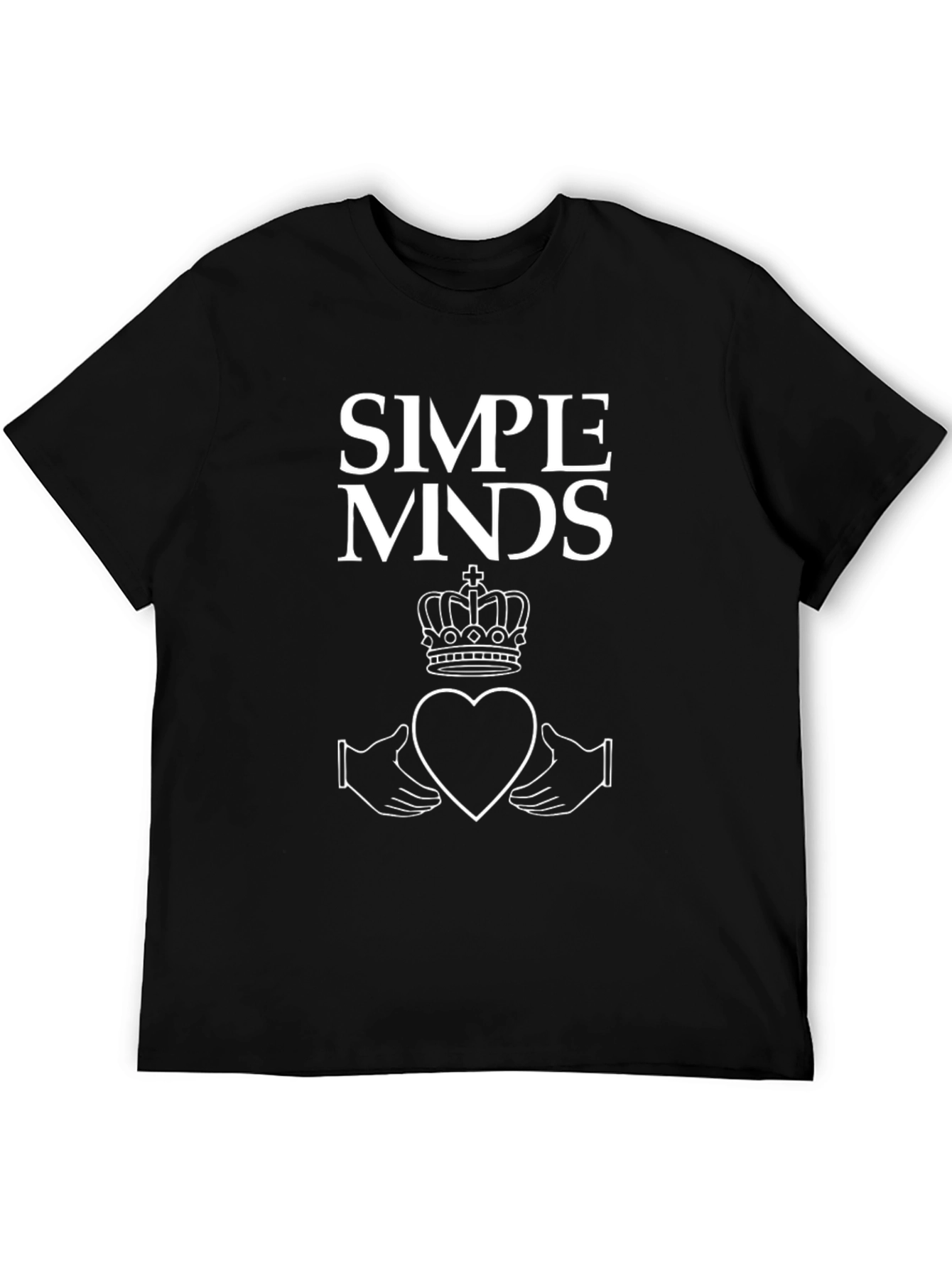 Simple Minds Band Graphic Black T-Shirt