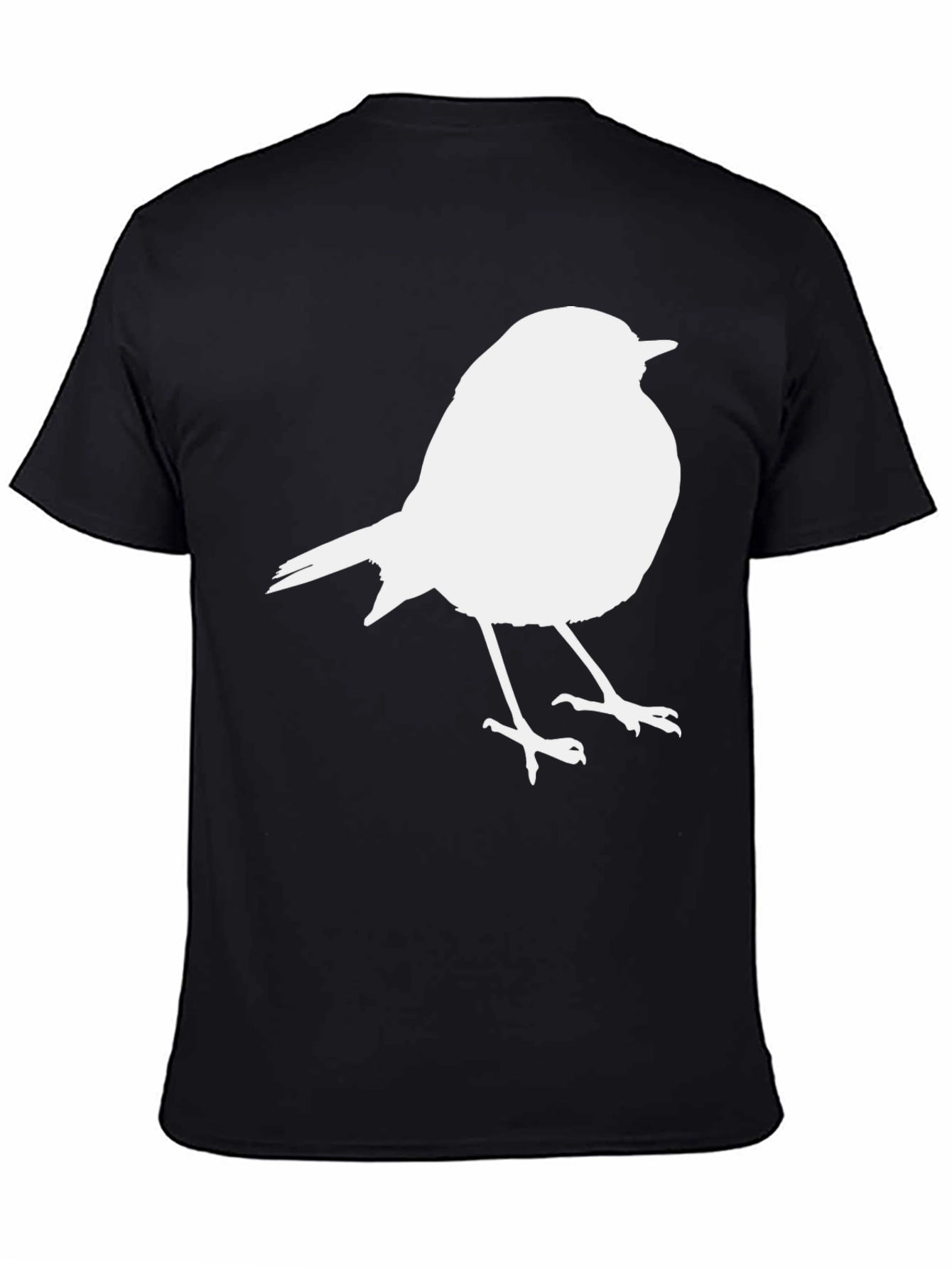 Bird Graphic Print Crew Neck T-Shirt