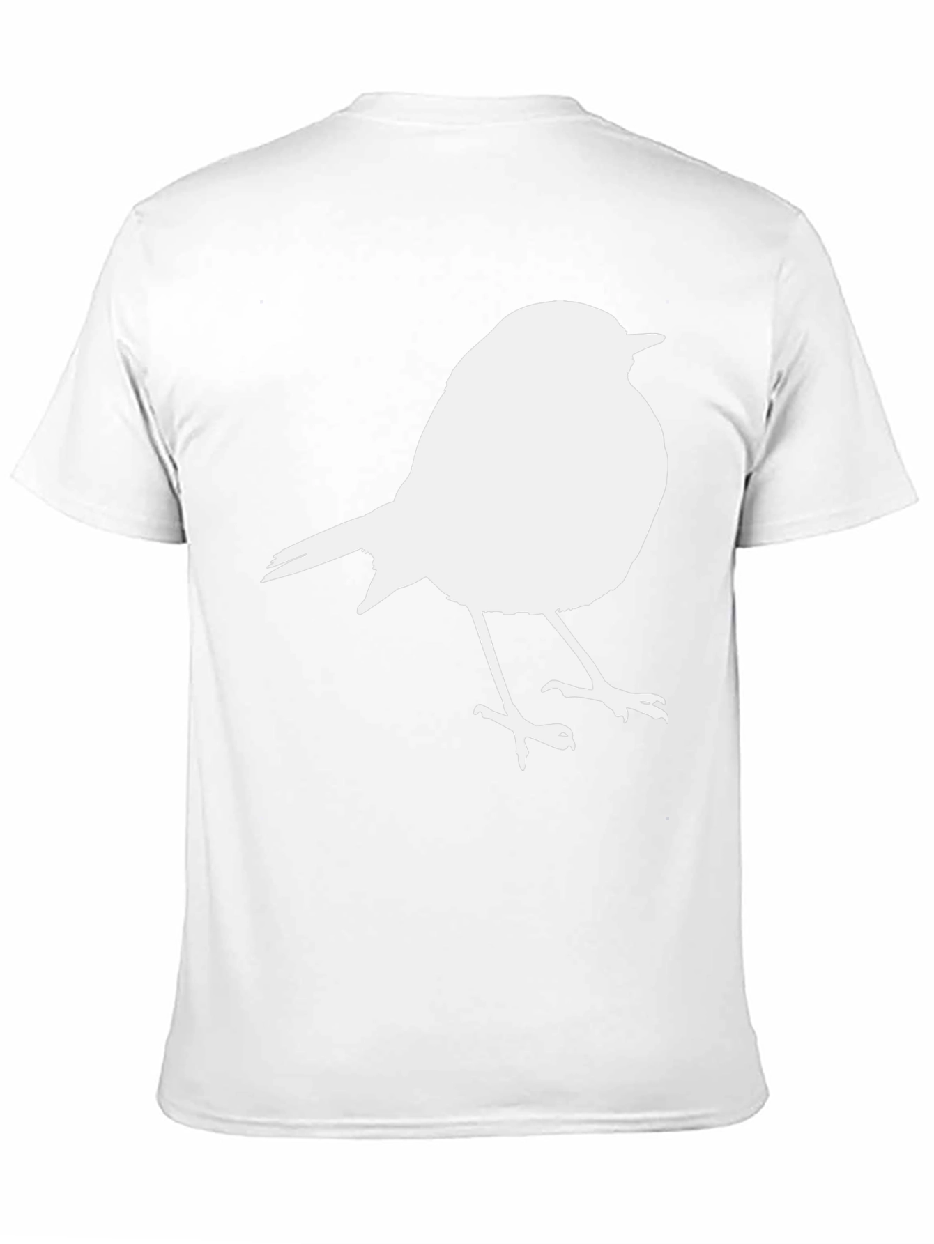 Bird Graphic Print Crew Neck T-Shirt