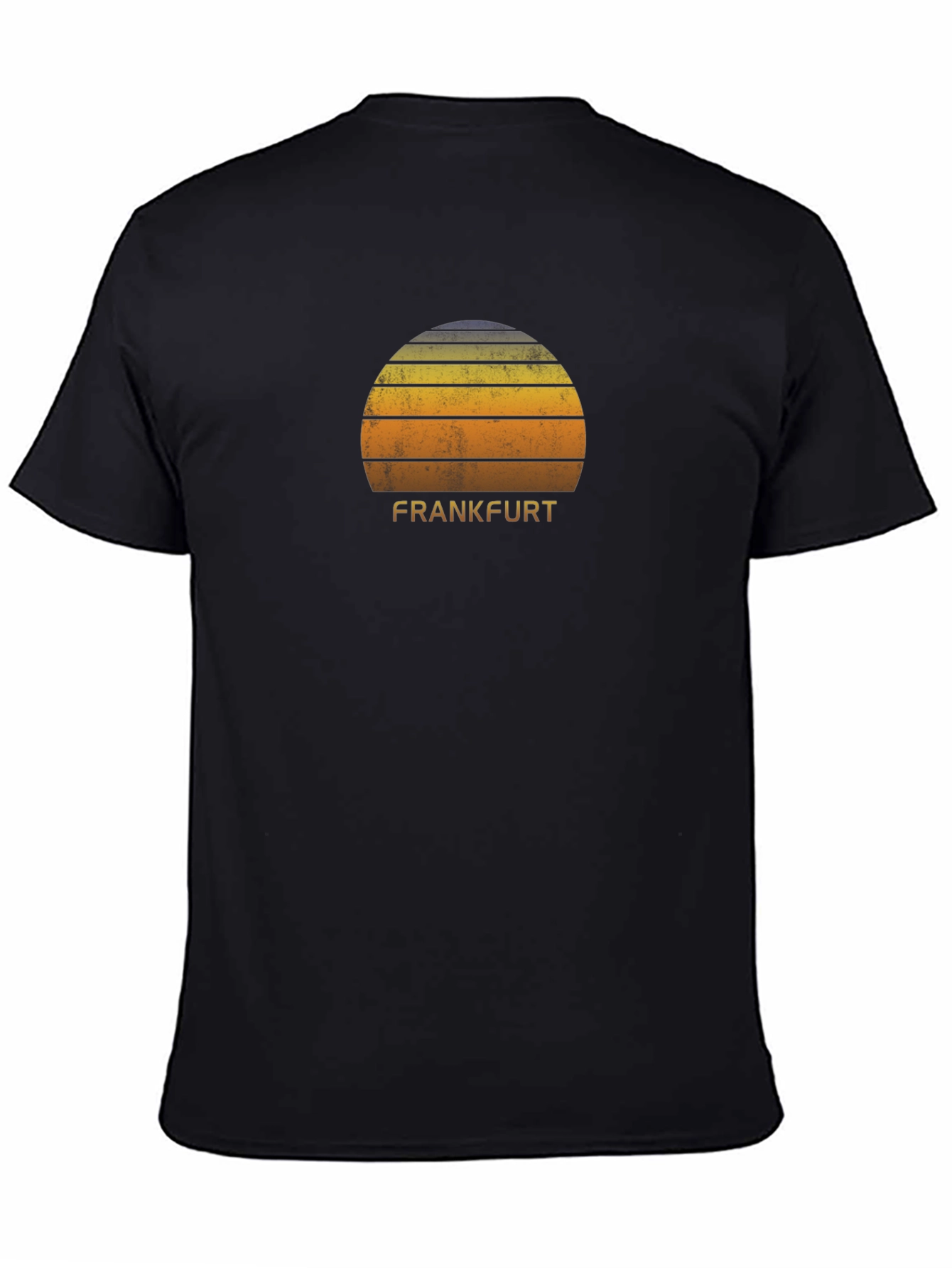Retro Frankfurt Sunset Graphic T-Shirt