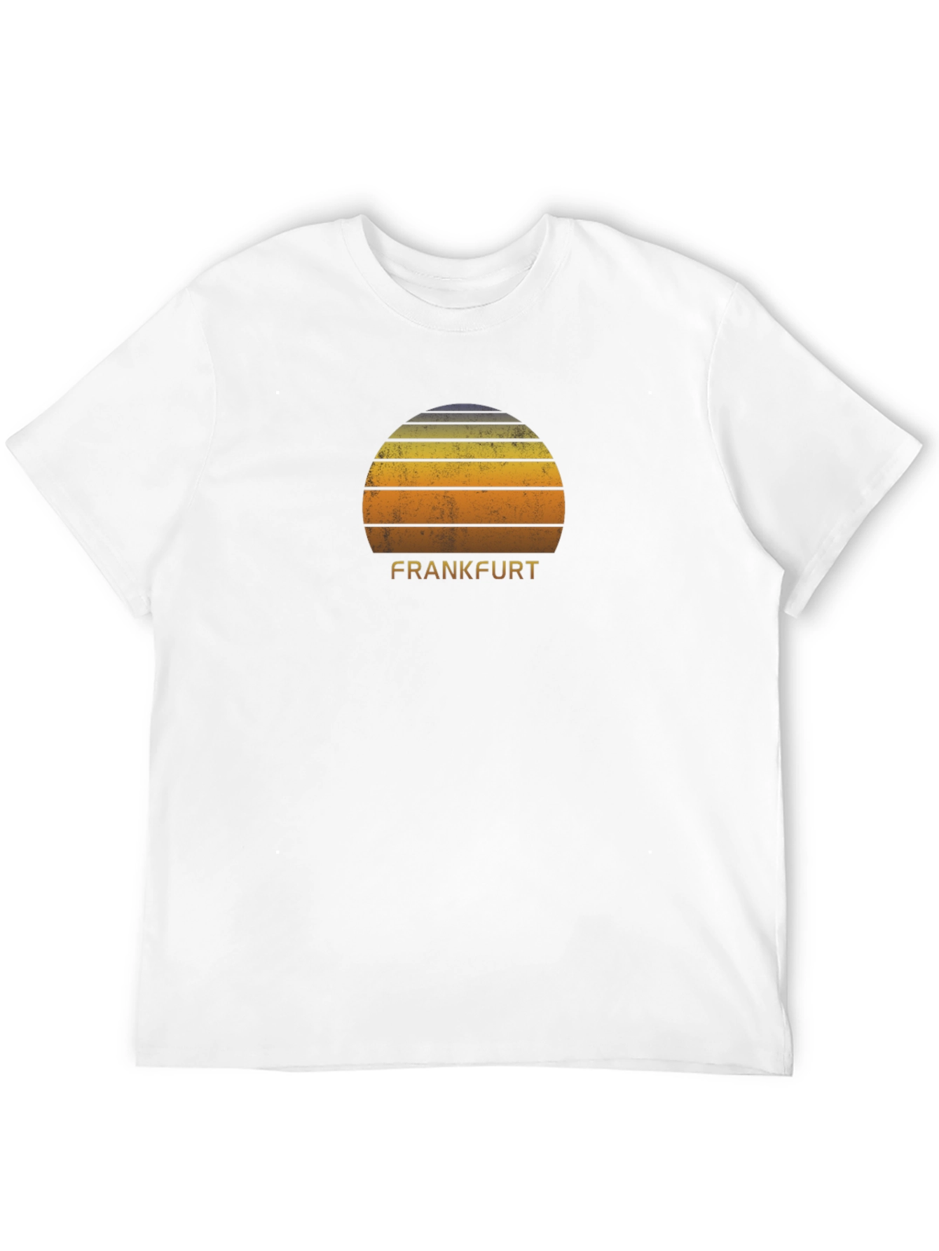 Retro Frankfurt Sunset Graphic T-Shirt