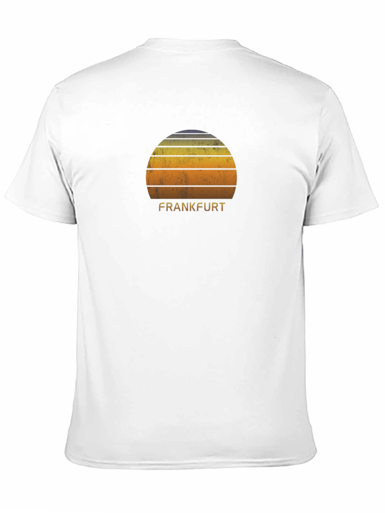 Retro Frankfurt Sunset Graphic T-Shirt