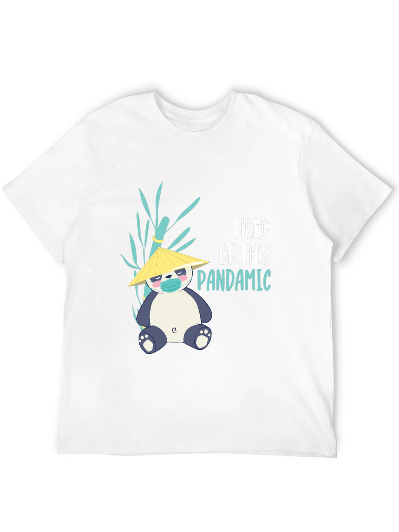 Tired Pandemic Panda T-Shirt
