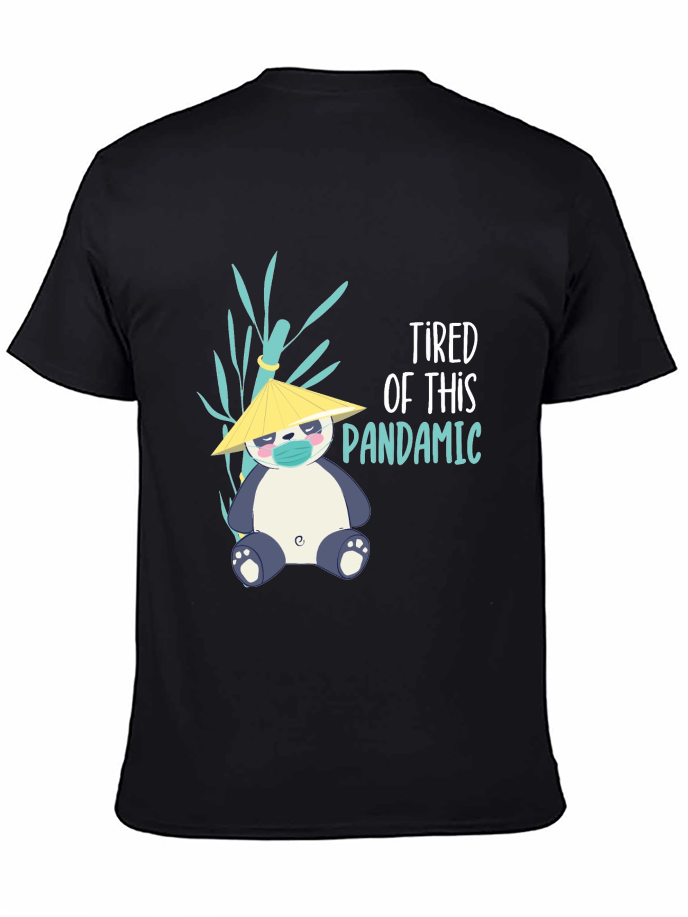 Tired Pandemic Panda T-Shirt