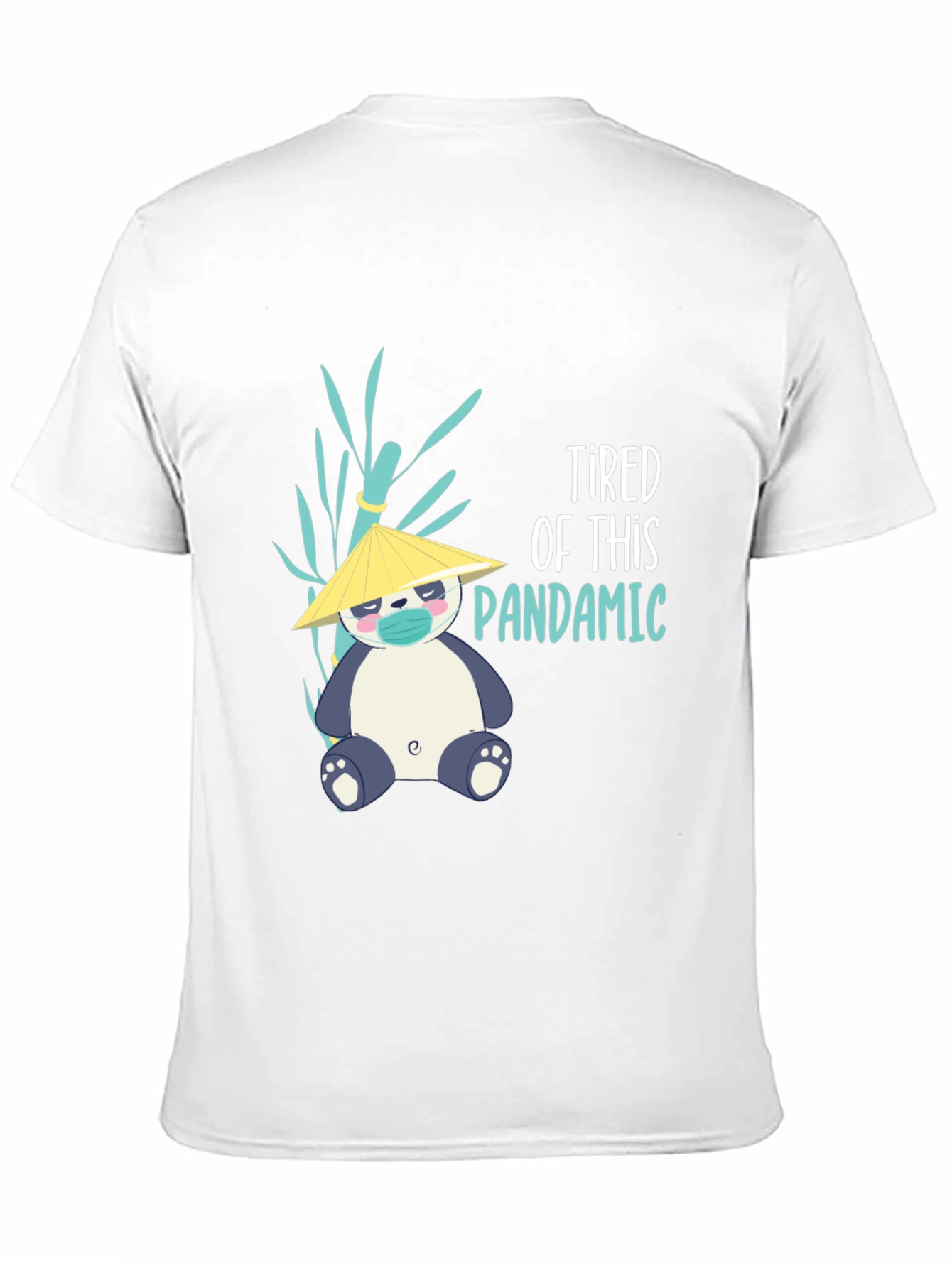 Tired Pandemic Panda T-Shirt