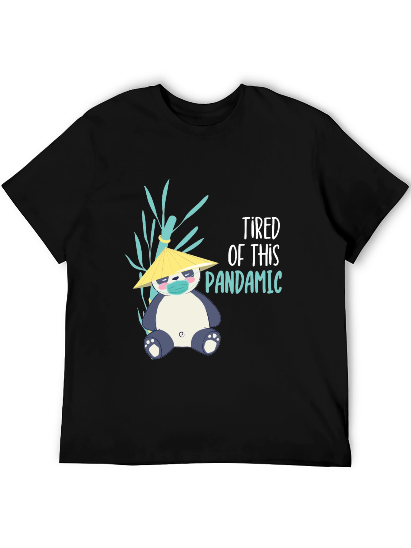 Tired Pandemic Panda T-Shirt