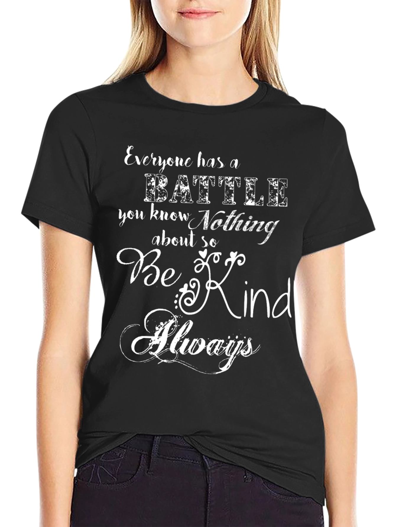 Be Kind Always Black T-Shirt