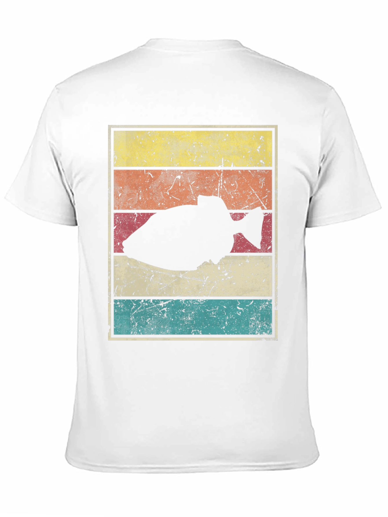 Retro Triggerfish Graphic Tee - Black