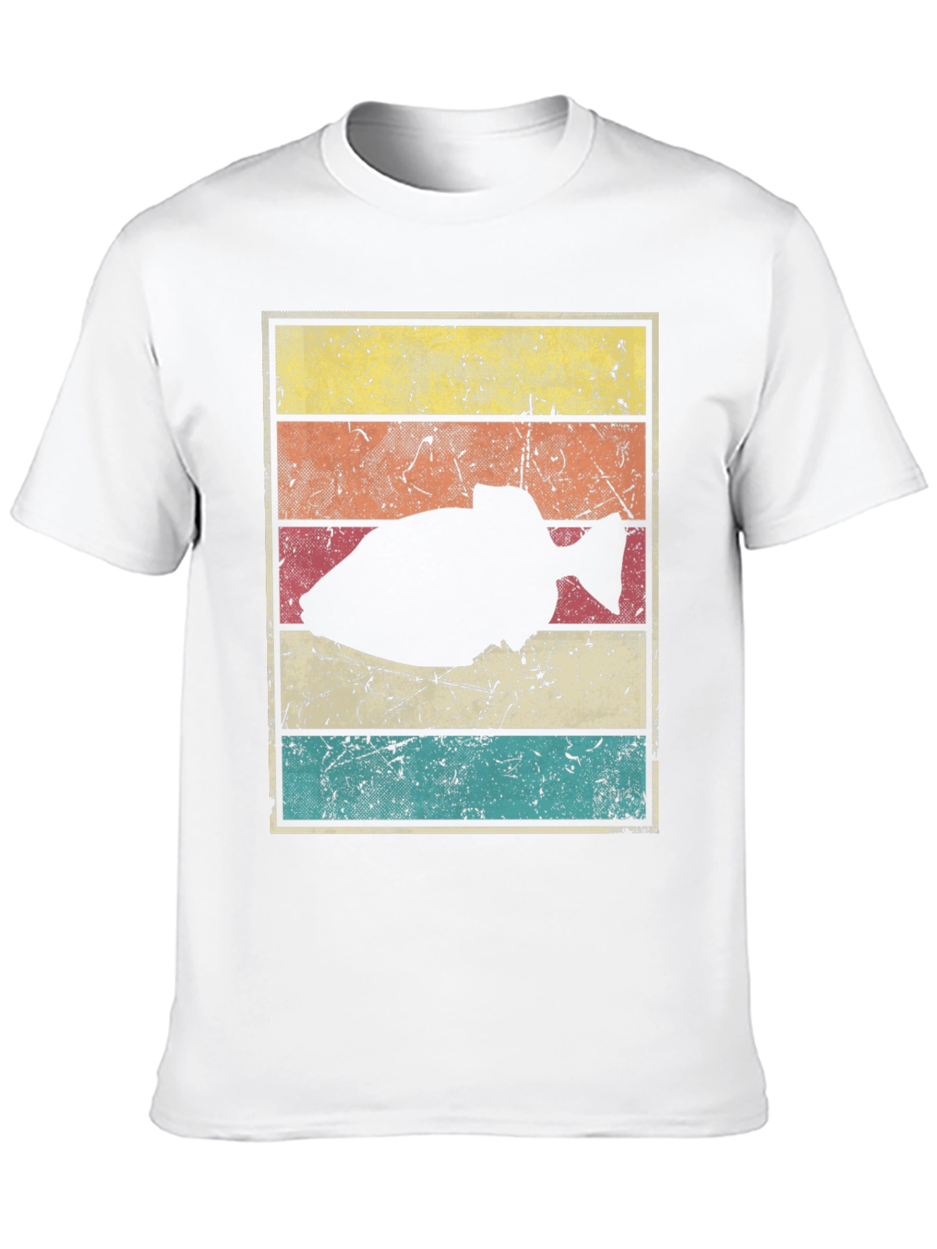 Retro Triggerfish Graphic Tee - Black