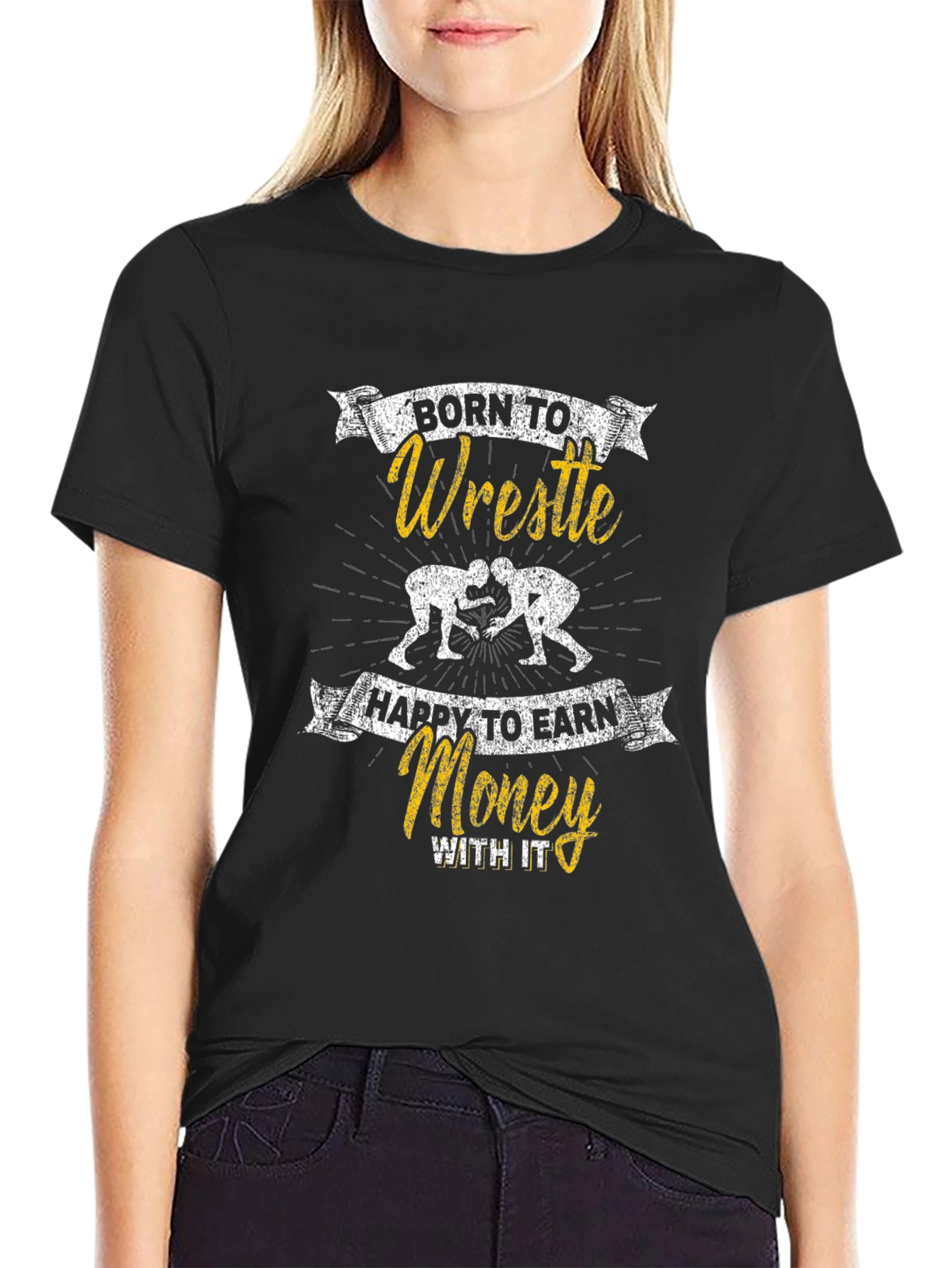 Born to Wrestle Graphic T-Shirt