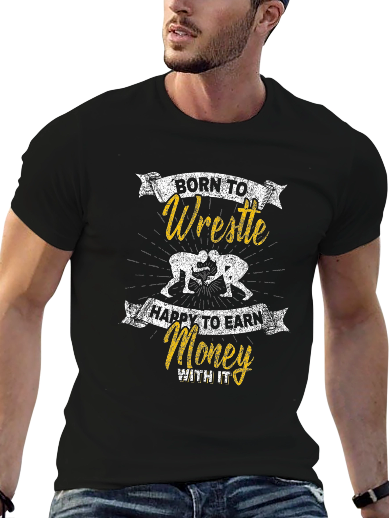 Born to Wrestle Graphic T-Shirt