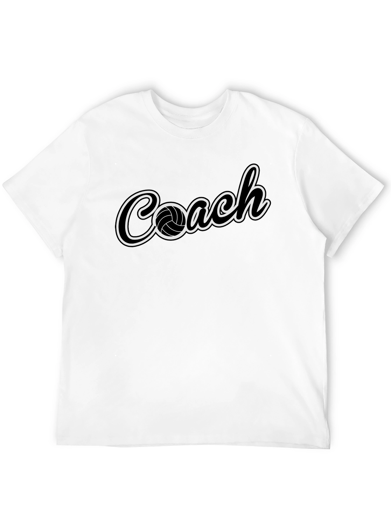 Volleyball Coach T-Shirt - Sporty Graphic Tee