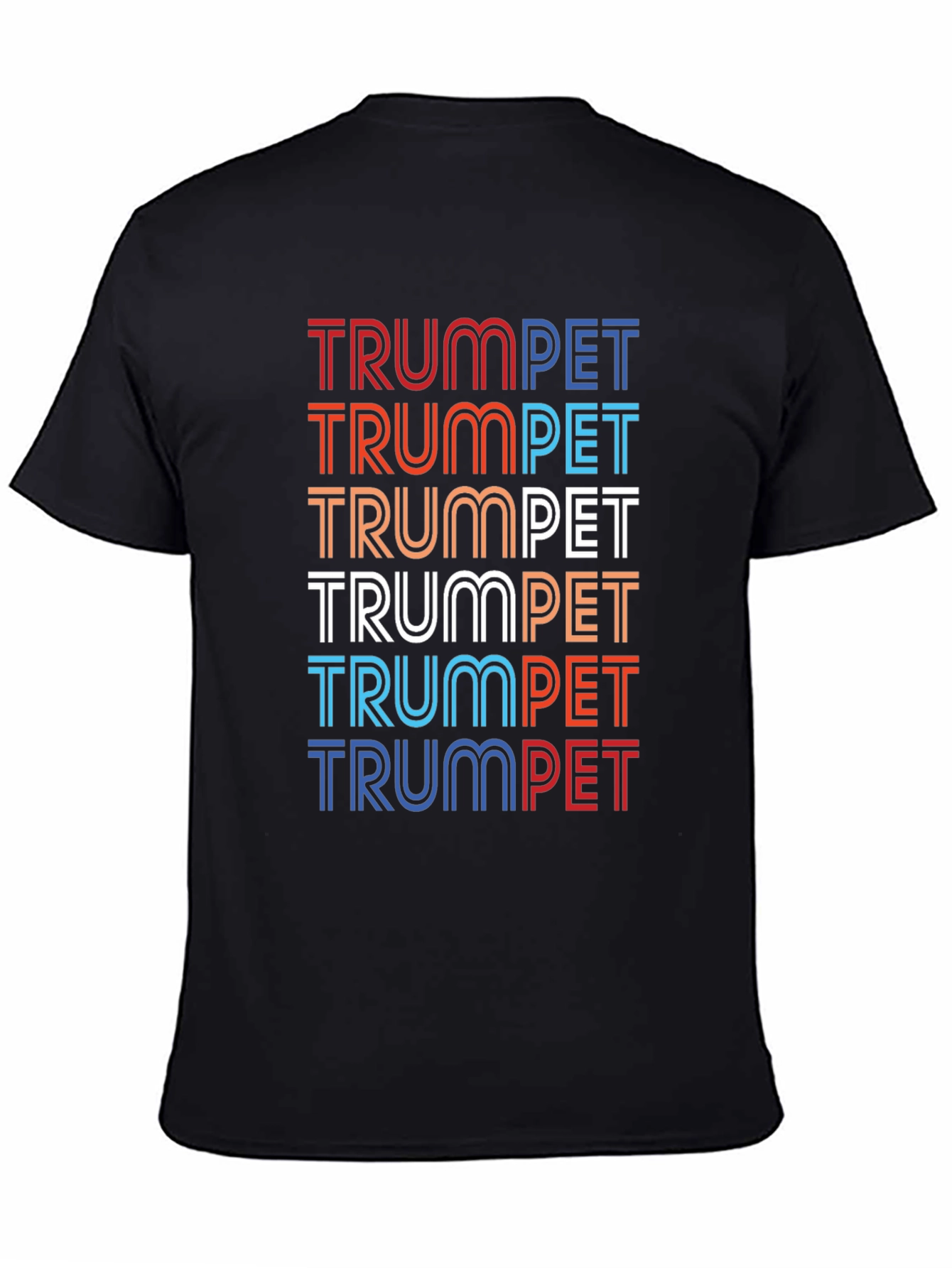 Retro Trumpet Graphic Tee - Musicians Black T-Shirt