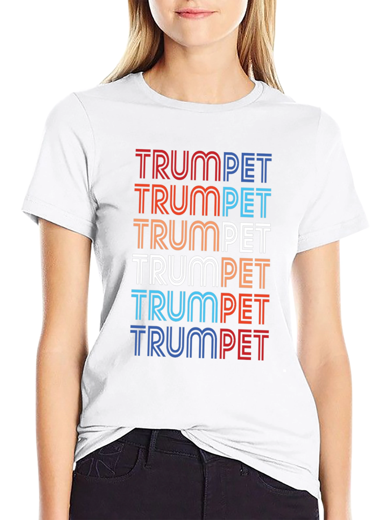Retro Trumpet Graphic Tee - Musicians Black T-Shirt