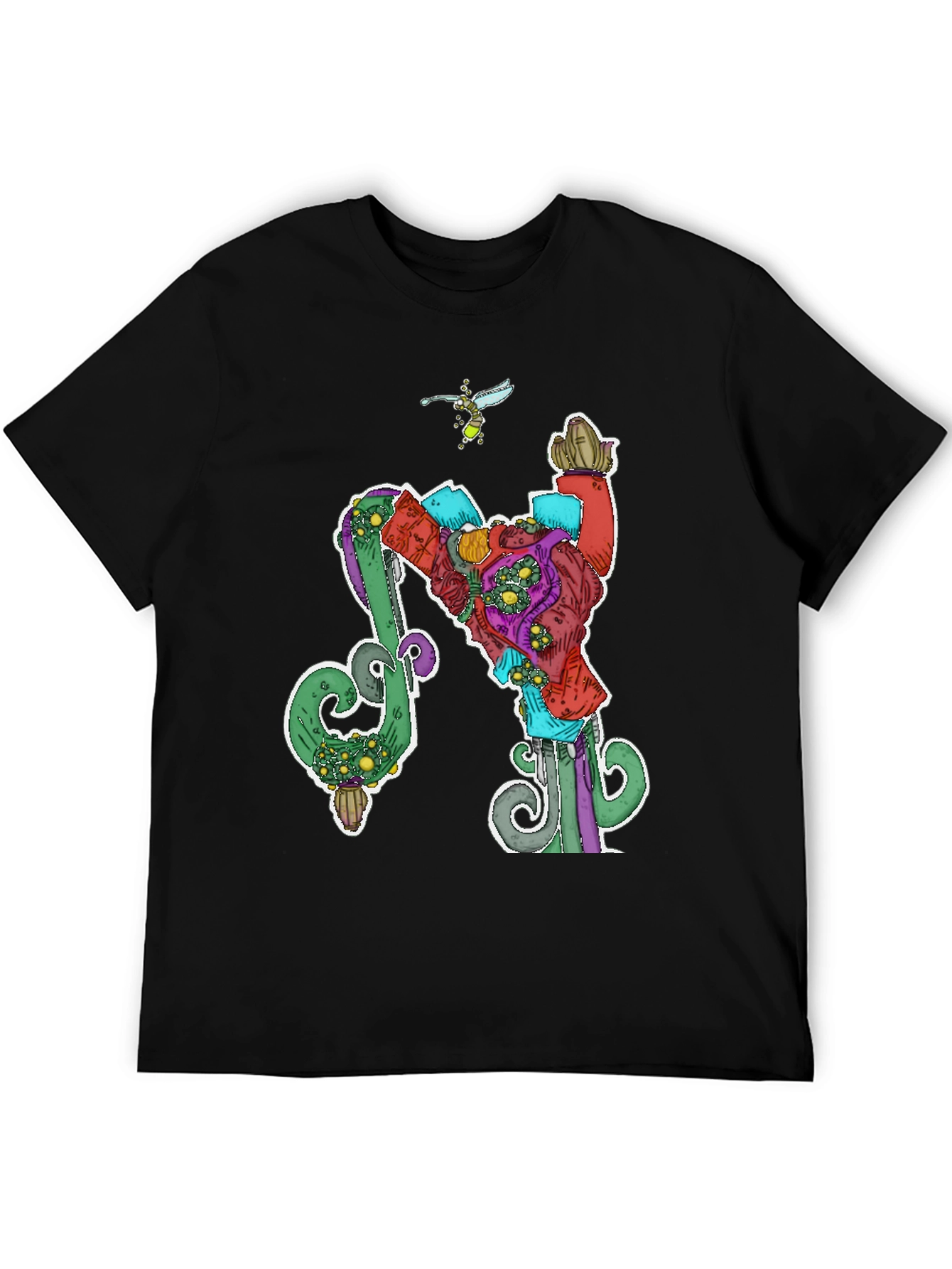 Abstract Cactus Creature Tee