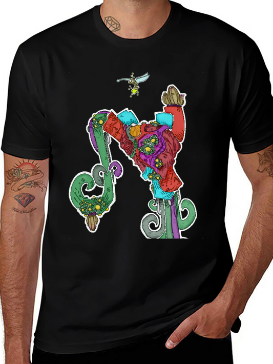 Abstract Cactus Creature Tee