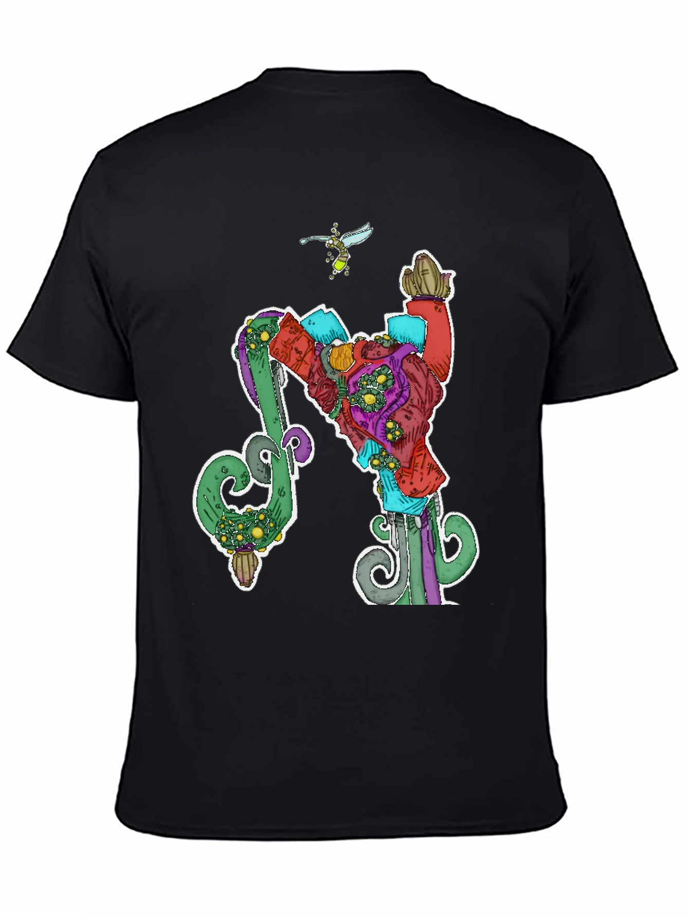 Abstract Cactus Creature Tee
