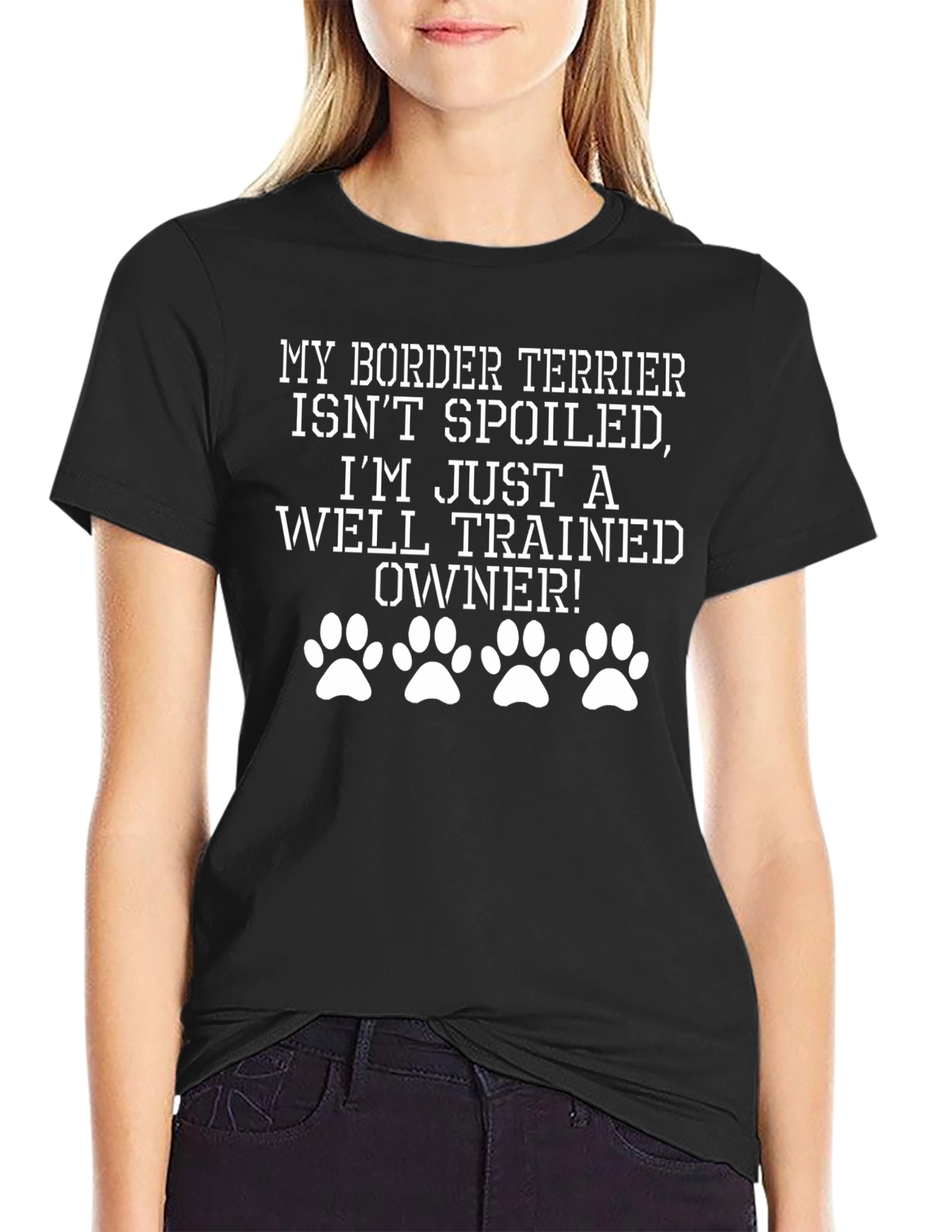Border Terrier Owner T-Shirt - Well Trained