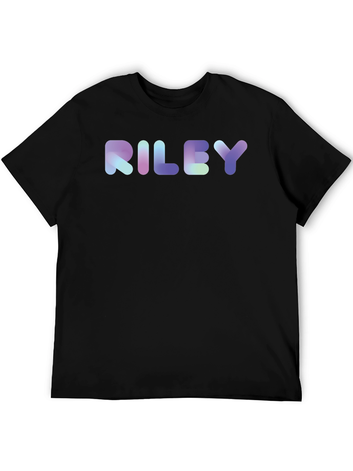 RILEY Gradient Graphic Tee - Stylish Cotton Blend Shirt