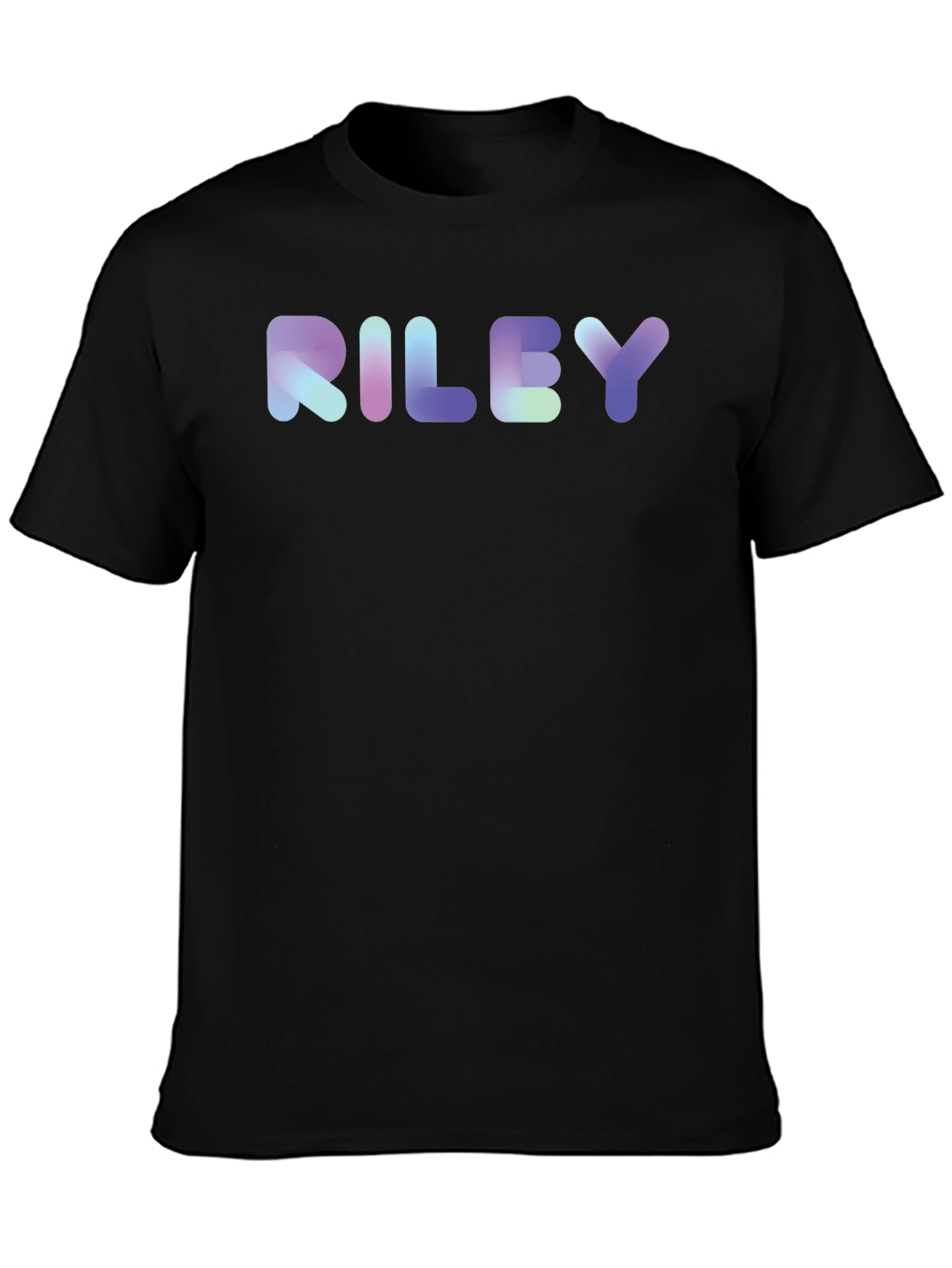 RILEY Gradient Graphic Tee - Stylish Cotton Blend Shirt
