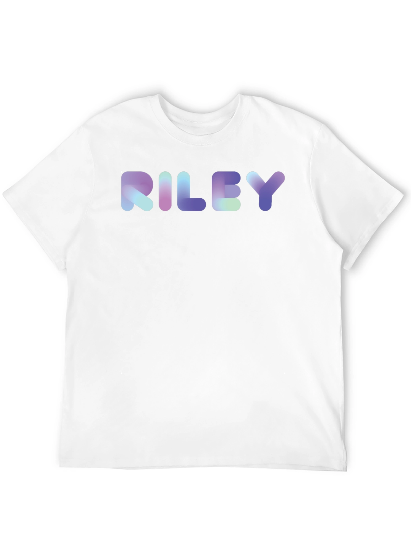 RILEY Gradient Graphic Tee - Stylish Cotton Blend Shirt