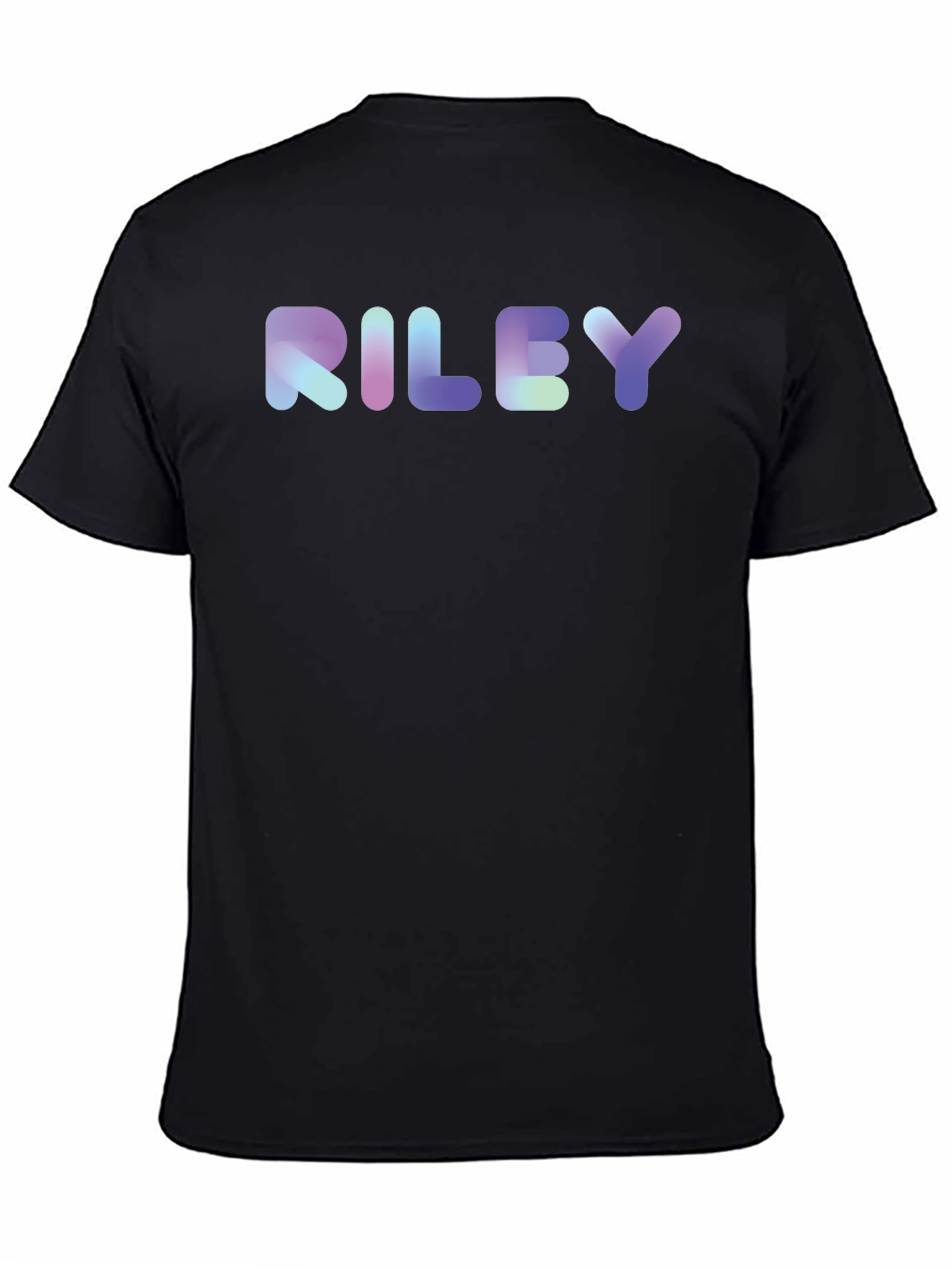 RILEY Gradient Graphic Tee - Stylish Cotton Blend Shirt