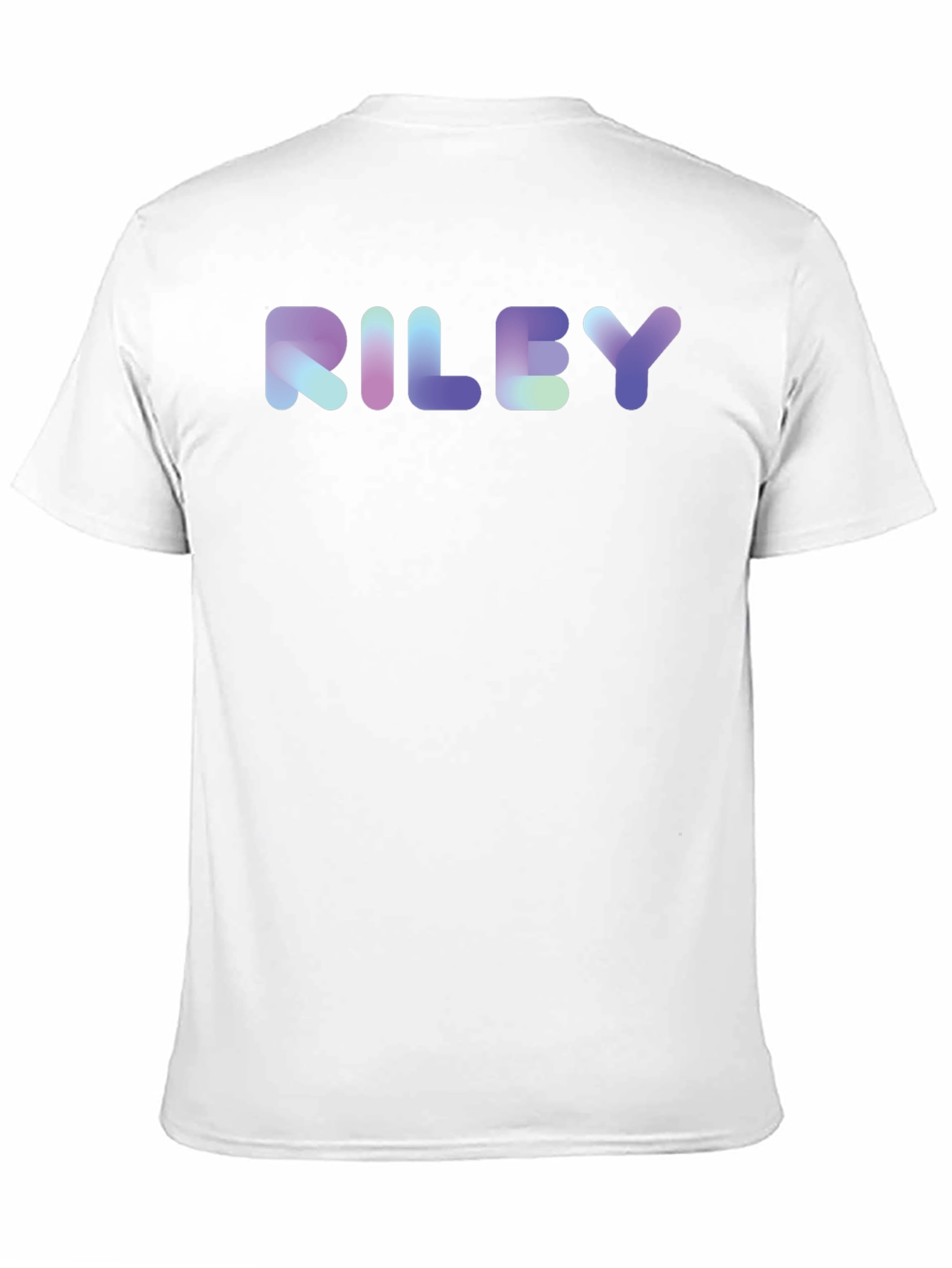 RILEY Gradient Graphic Tee - Stylish Cotton Blend Shirt