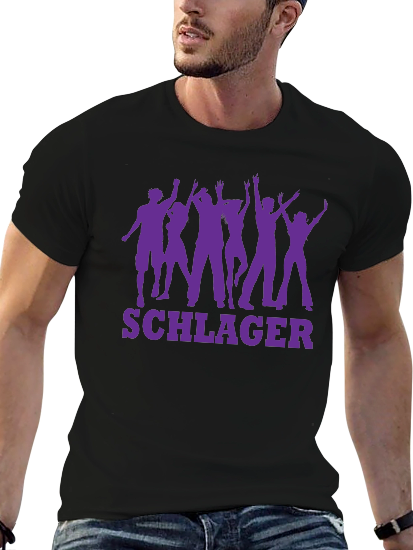 Schlager Party T-Shirt - Retro Music Tee