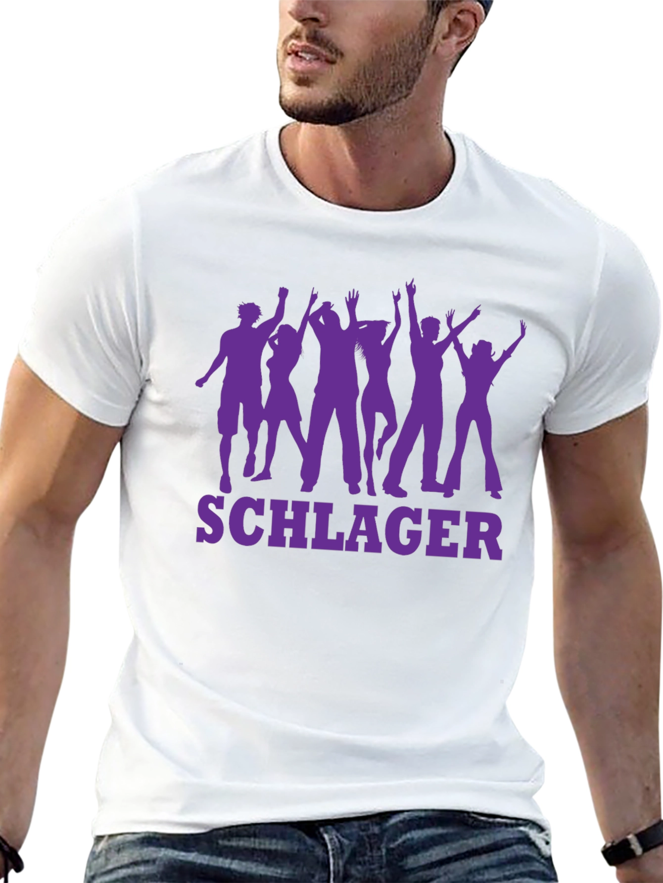 Schlager Party T-Shirt - Retro Music Tee