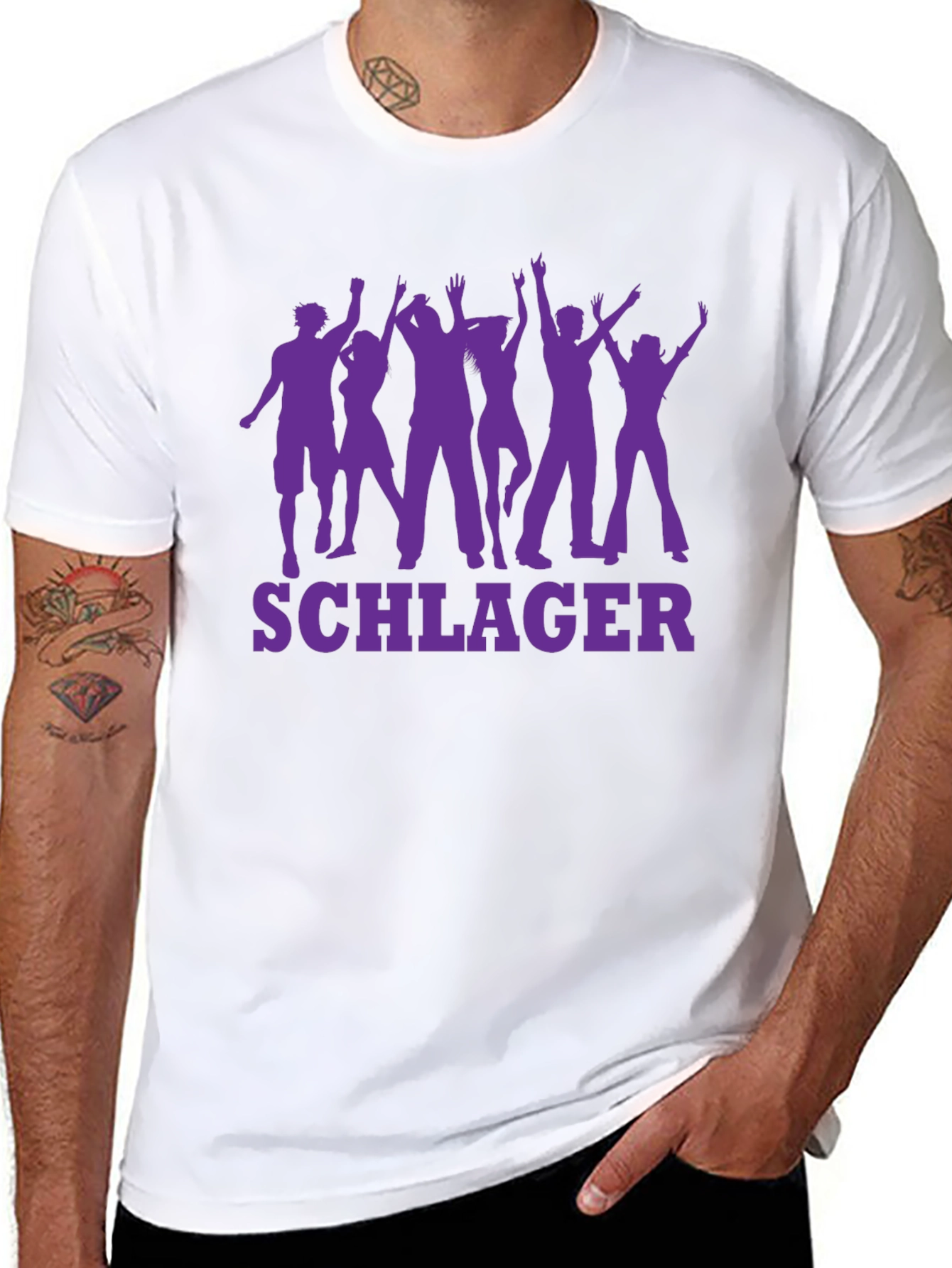 Schlager Party T-Shirt - Retro Music Tee
