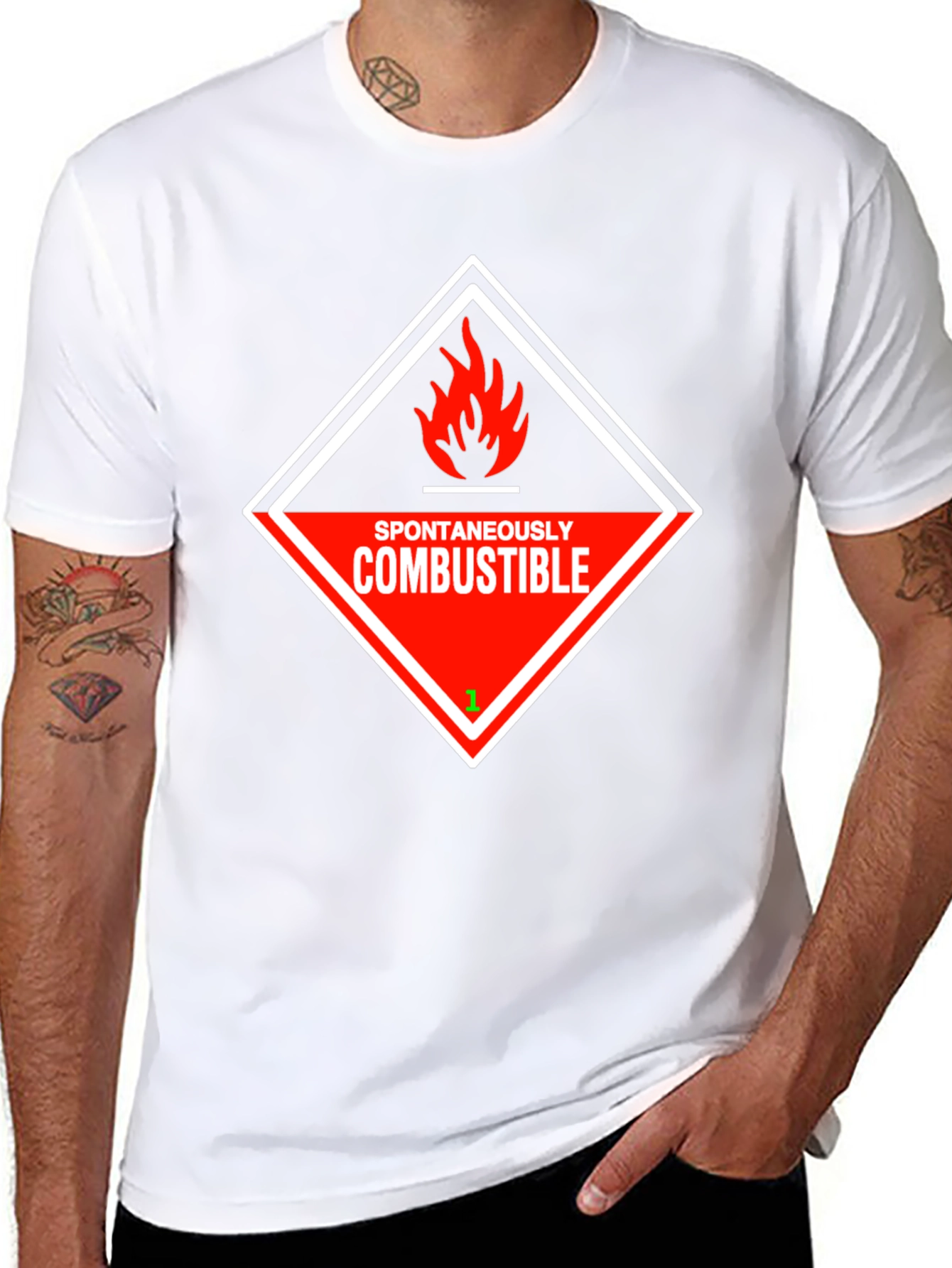 Spontaneously Combustible Graphic T-Shirt