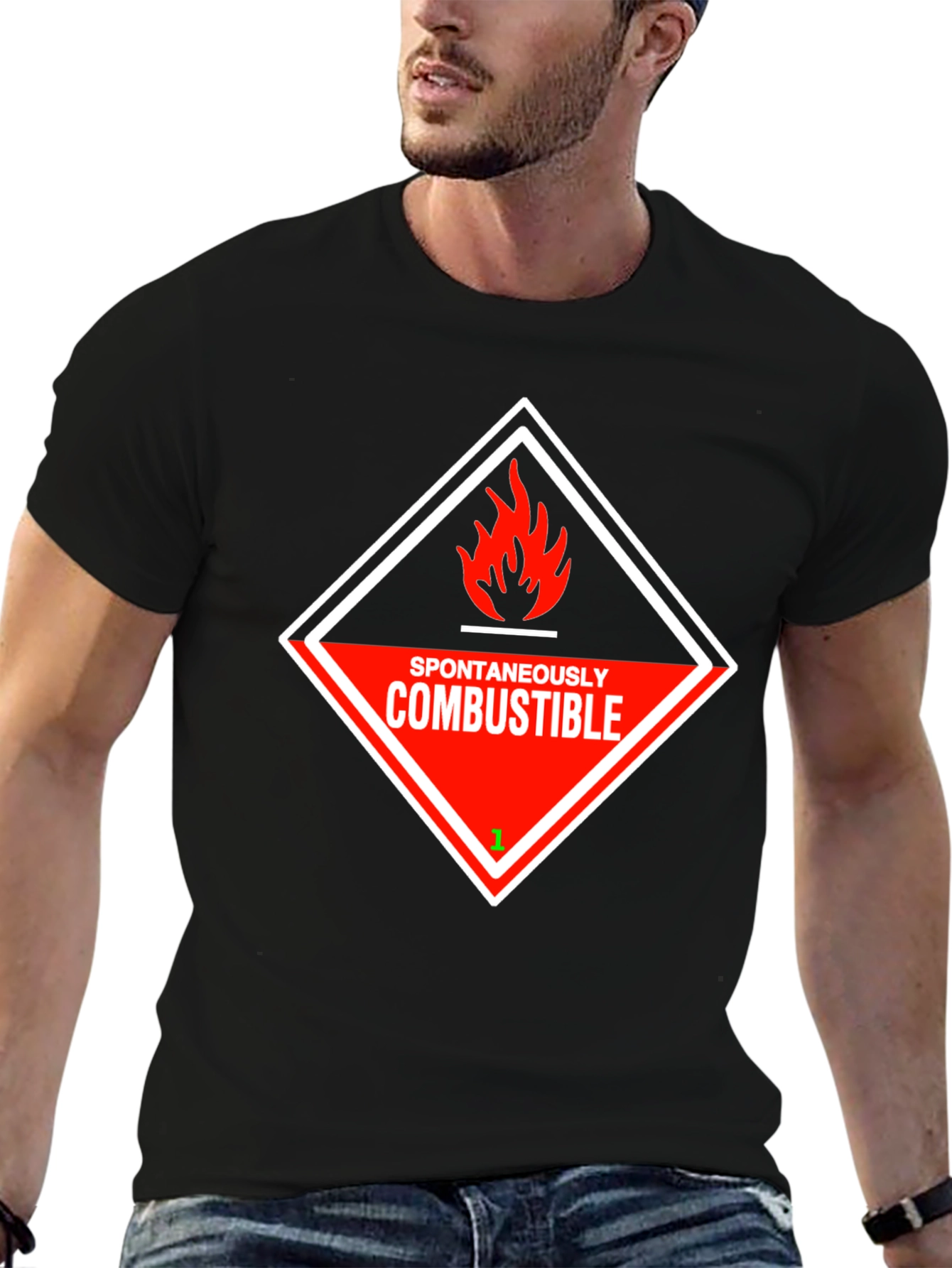 Spontaneously Combustible Graphic T-Shirt