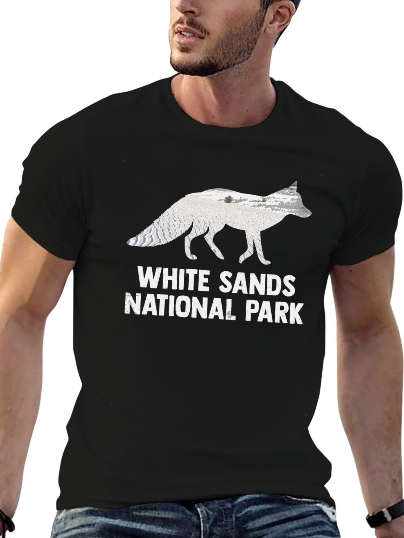 White Sands National Park Fox Graphic Tee