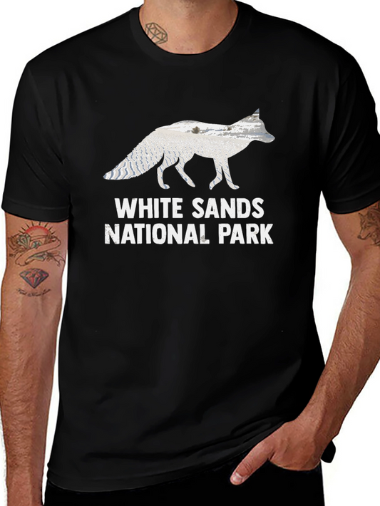White Sands National Park Fox Graphic Tee