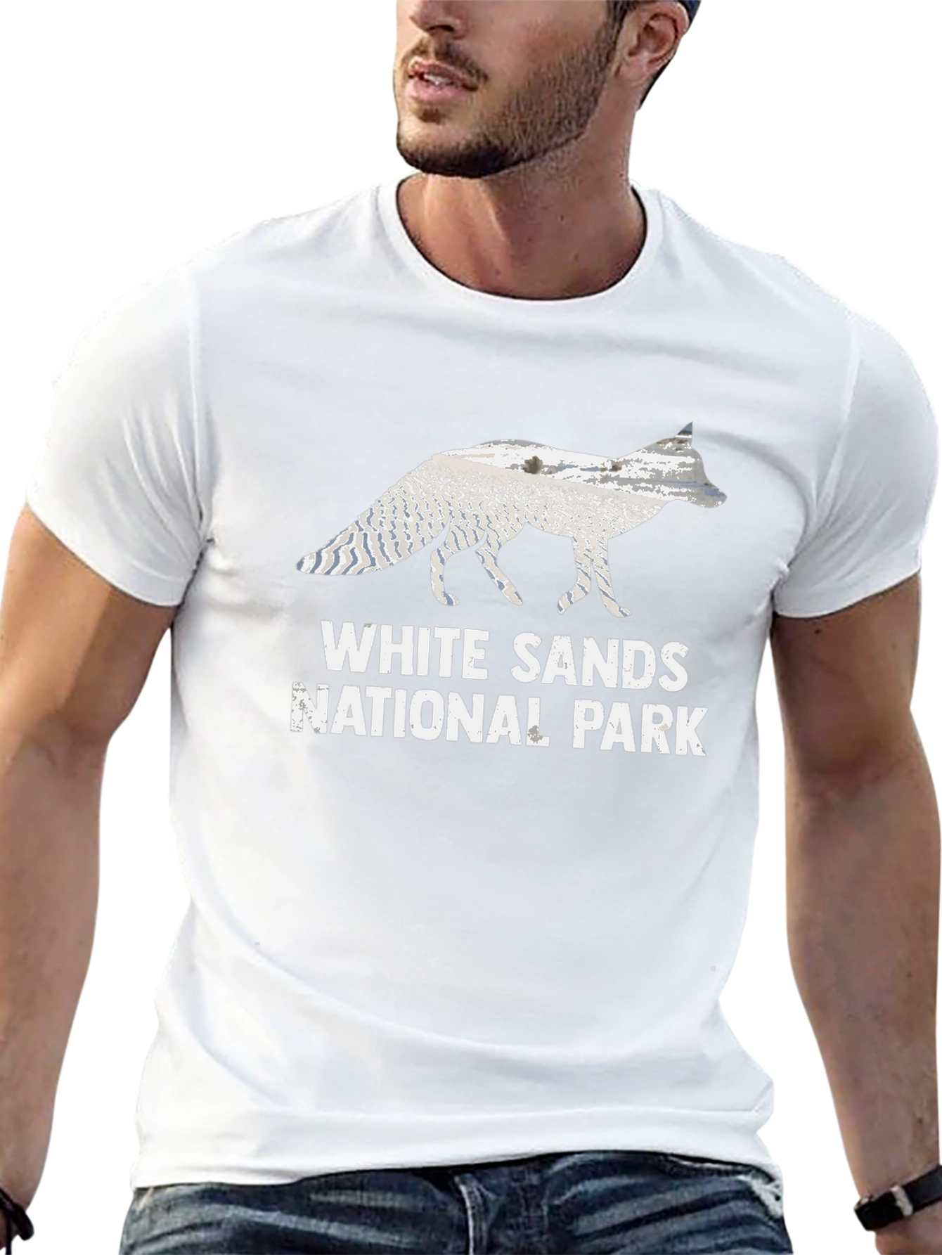 White Sands National Park Fox Graphic Tee