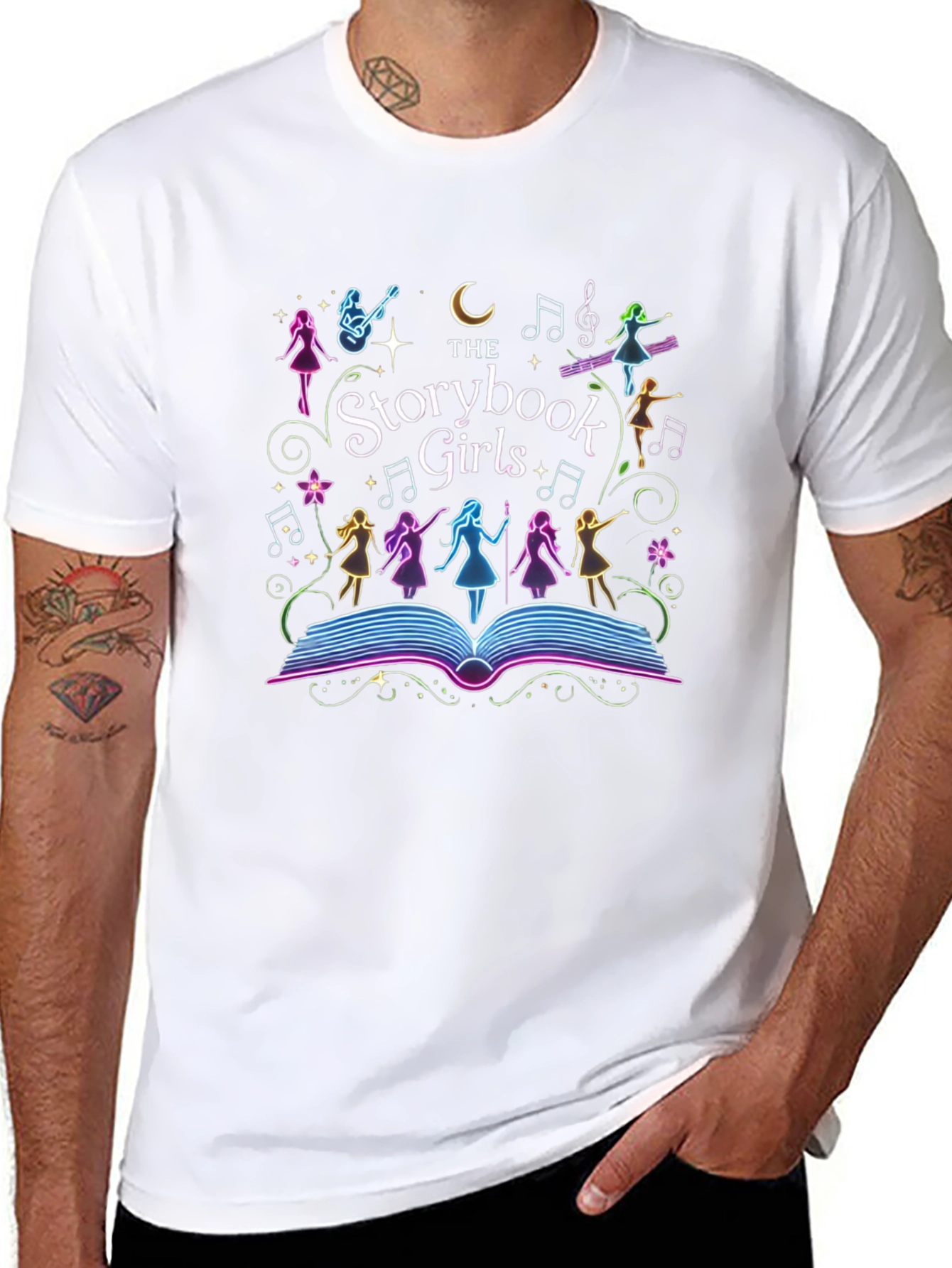 Storybook Girls Black T-Shirt