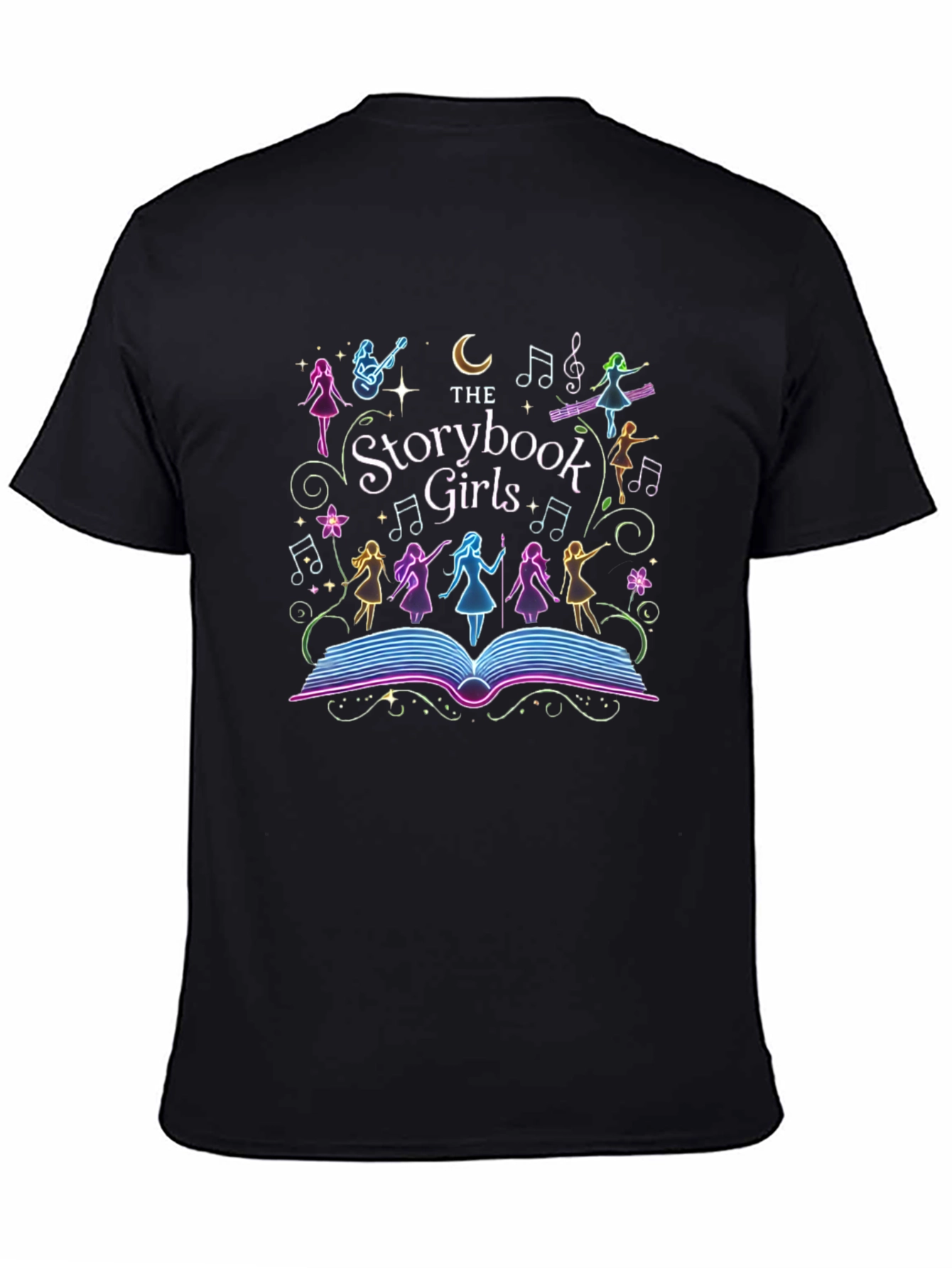 Storybook Girls Black T-Shirt