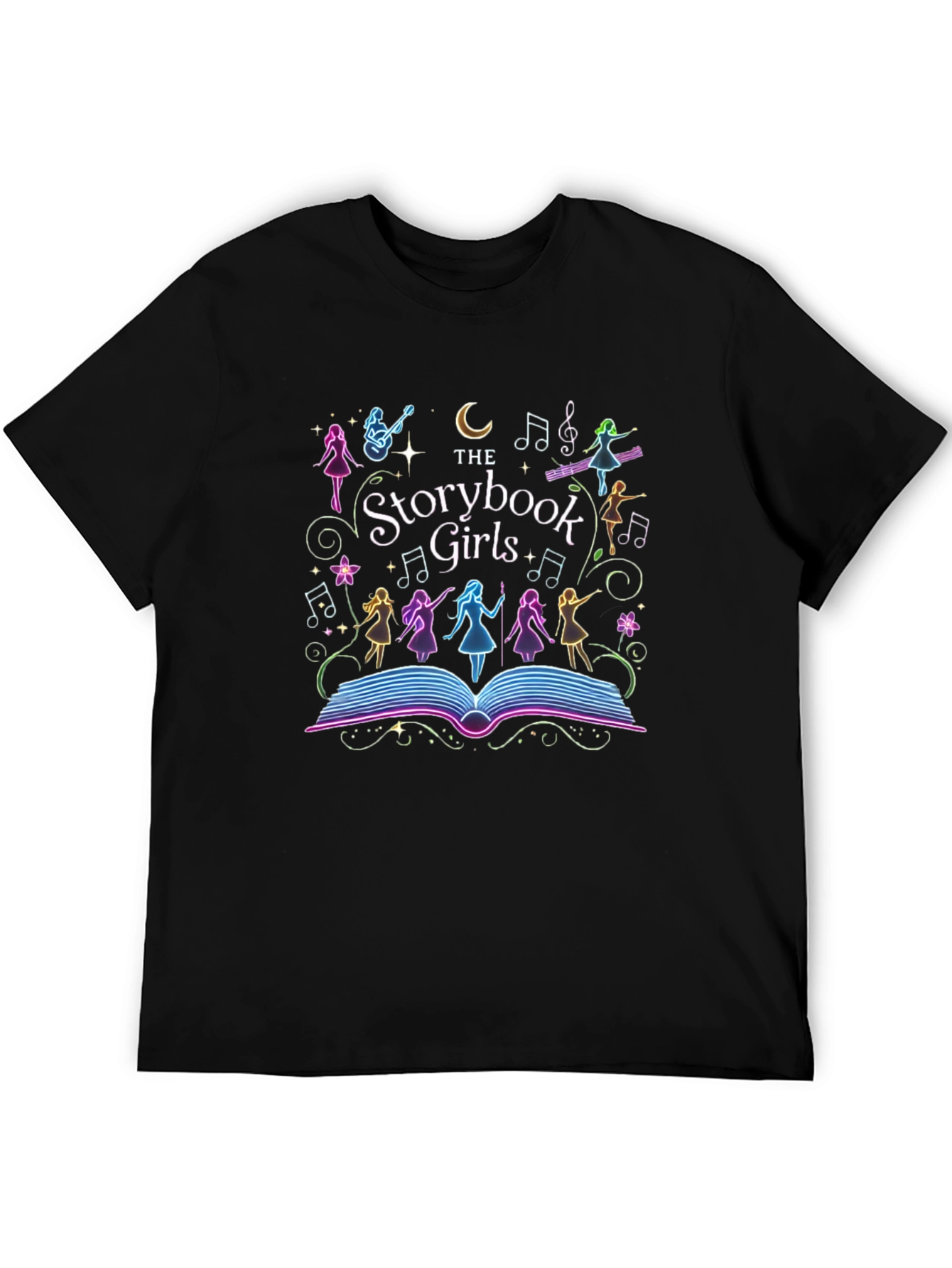 Storybook Girls Black T-Shirt