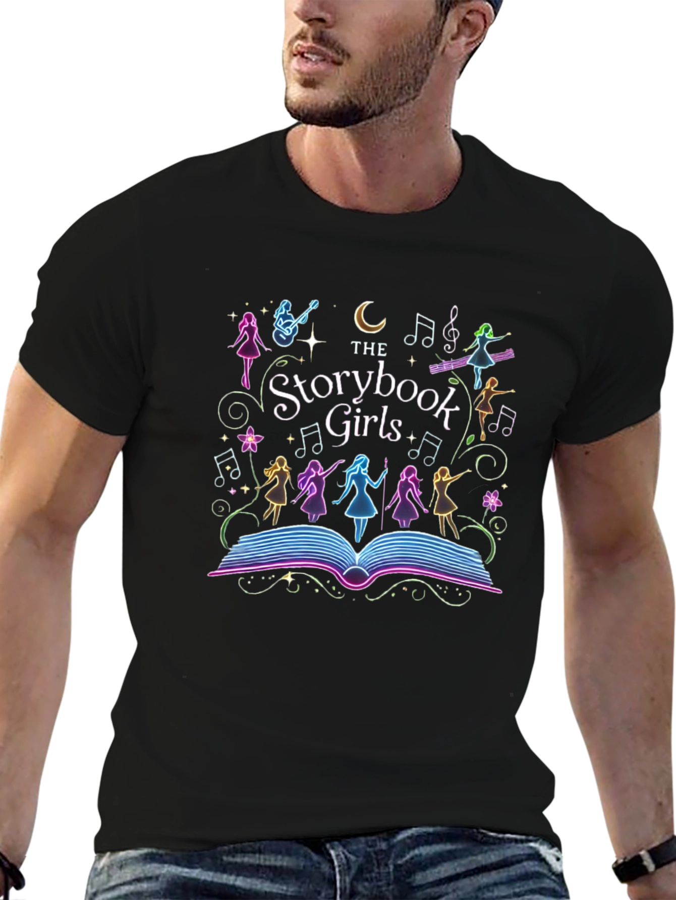 Storybook Girls Black T-Shirt