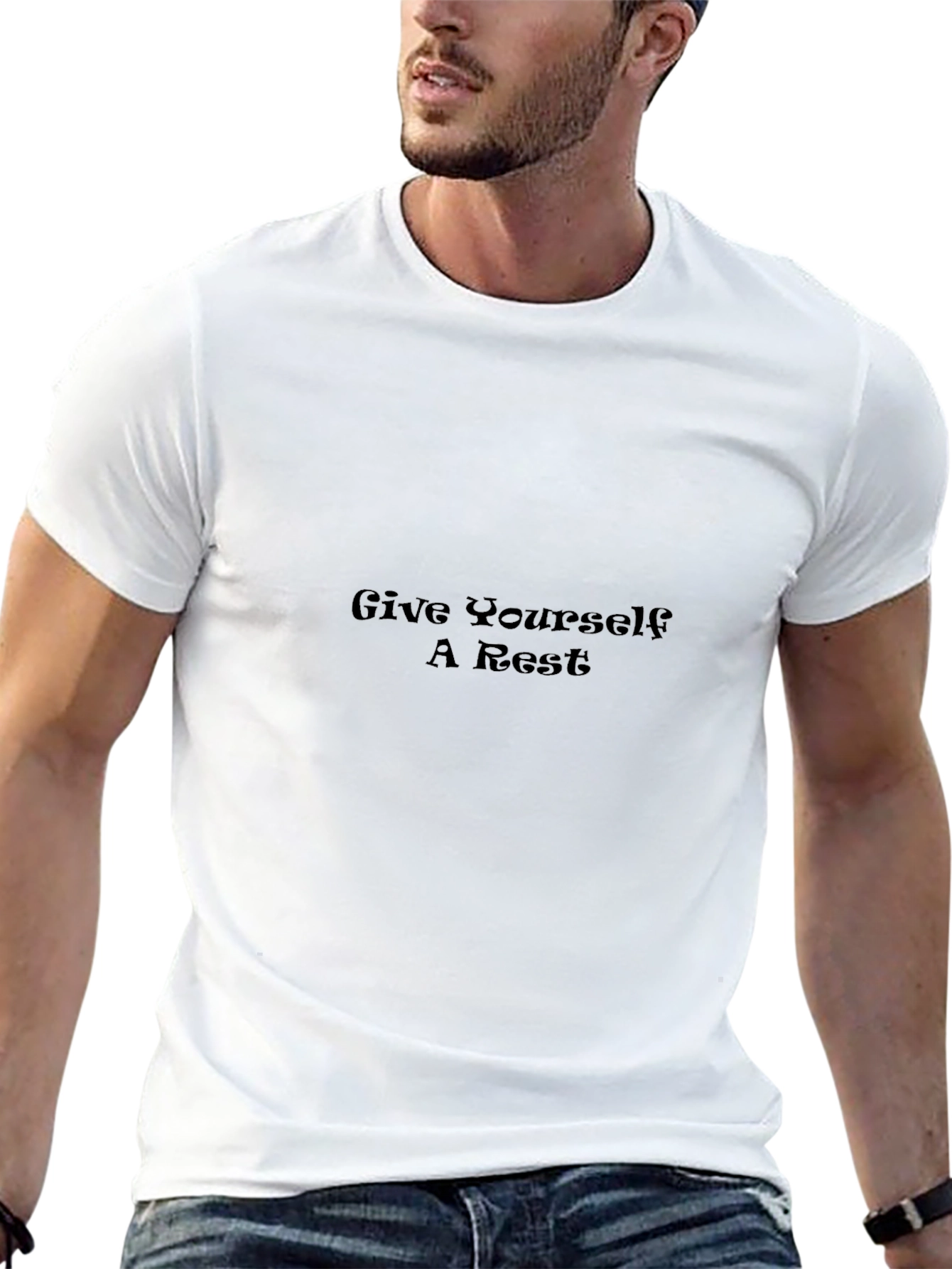 Relaxing Graphic Tee - Give Yourself a Rest